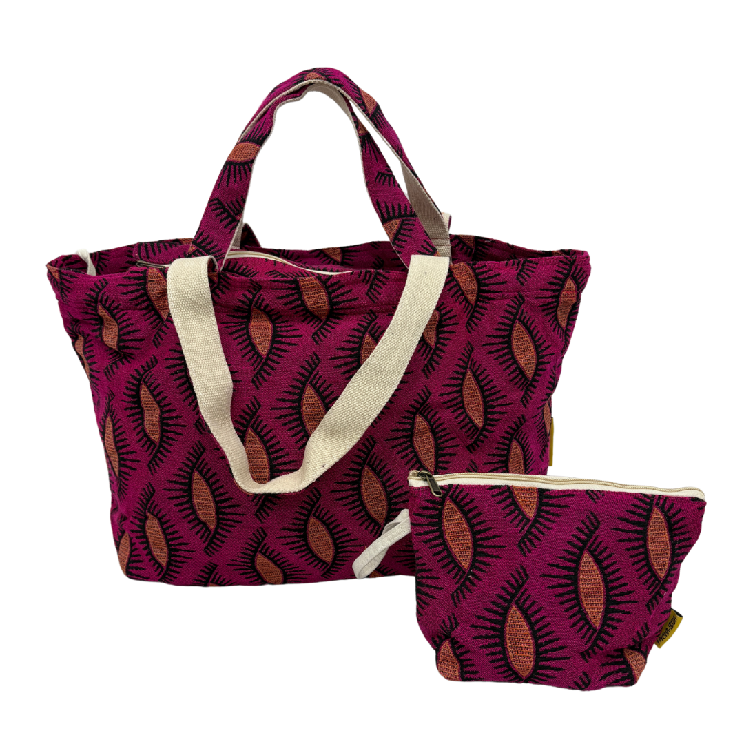 Mycha Ibiza - Strandtas - Roze - Myc26001