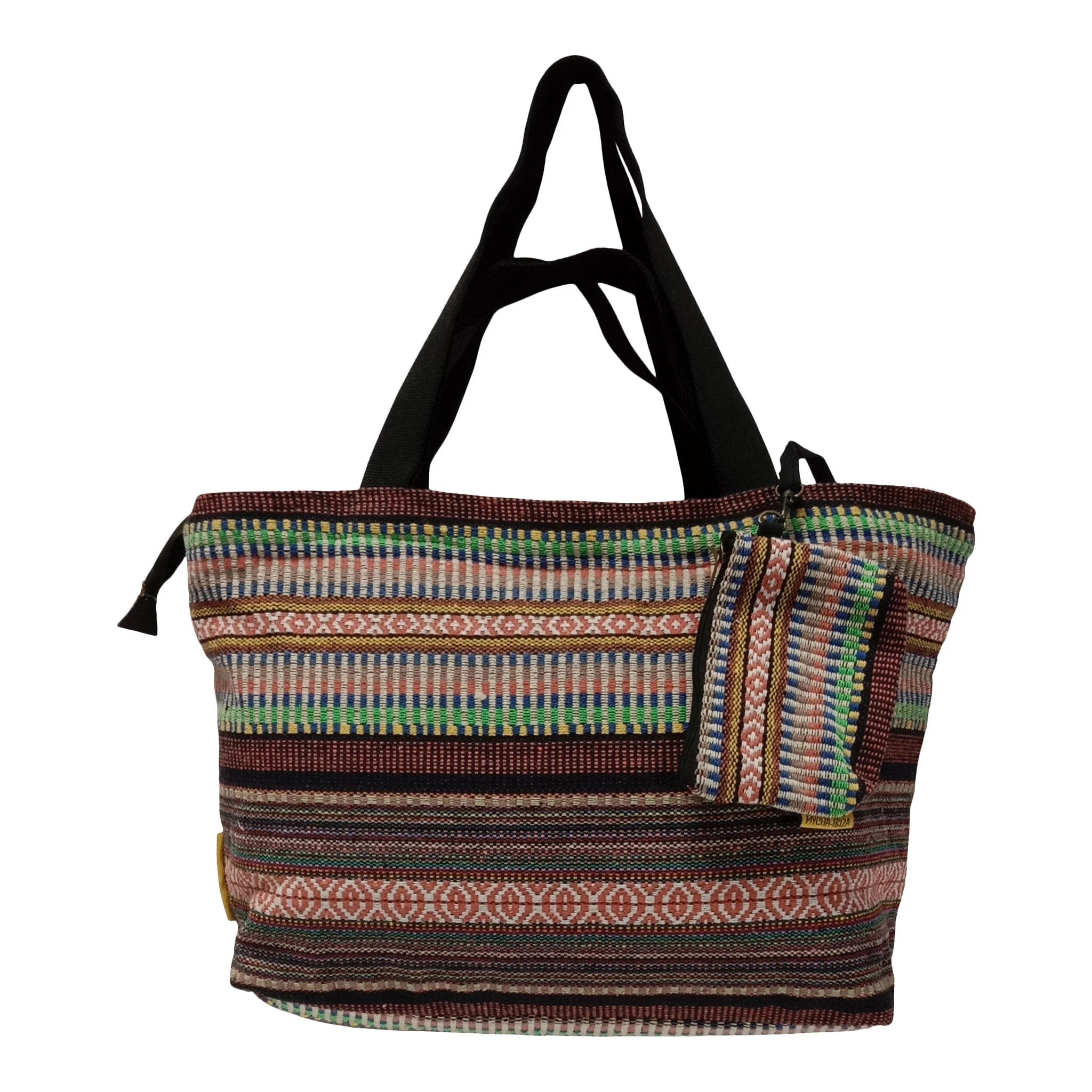 Mycha Ibiza - Strandtas - Bruin - Myc220045