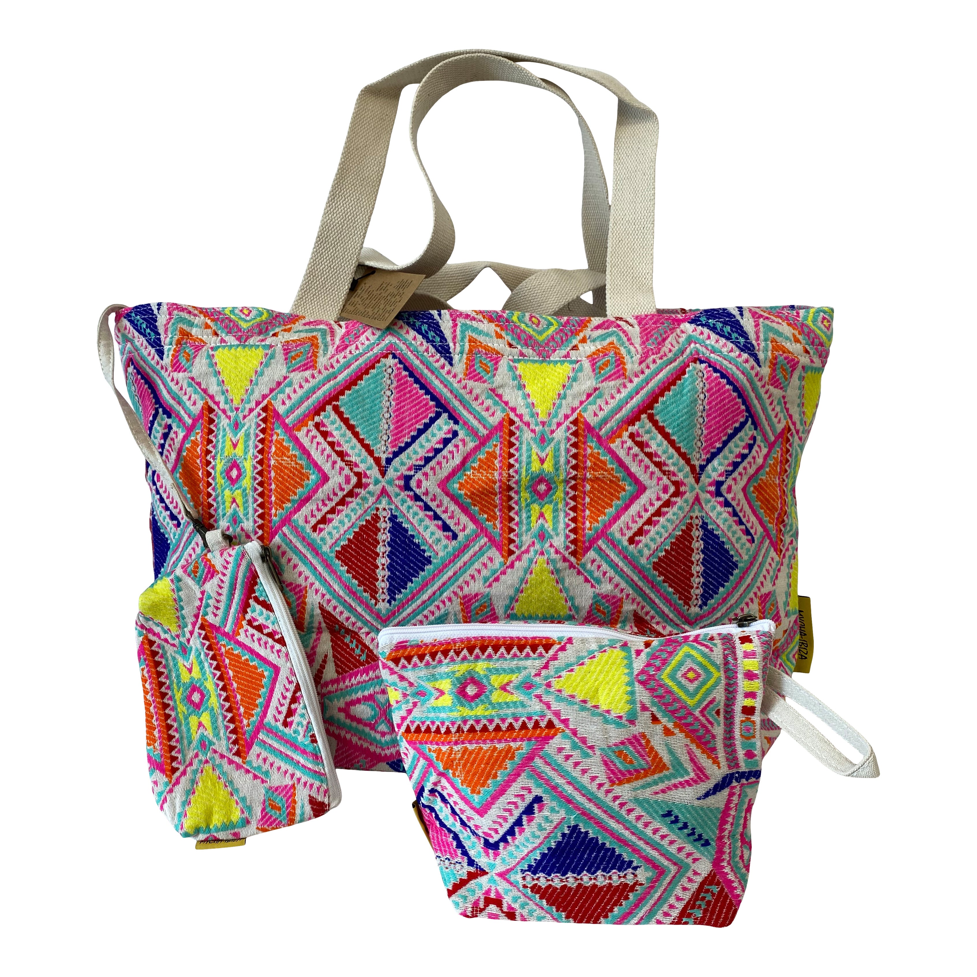 Mycha Ibiza - Strandtas - Roze - Mycxl24002
