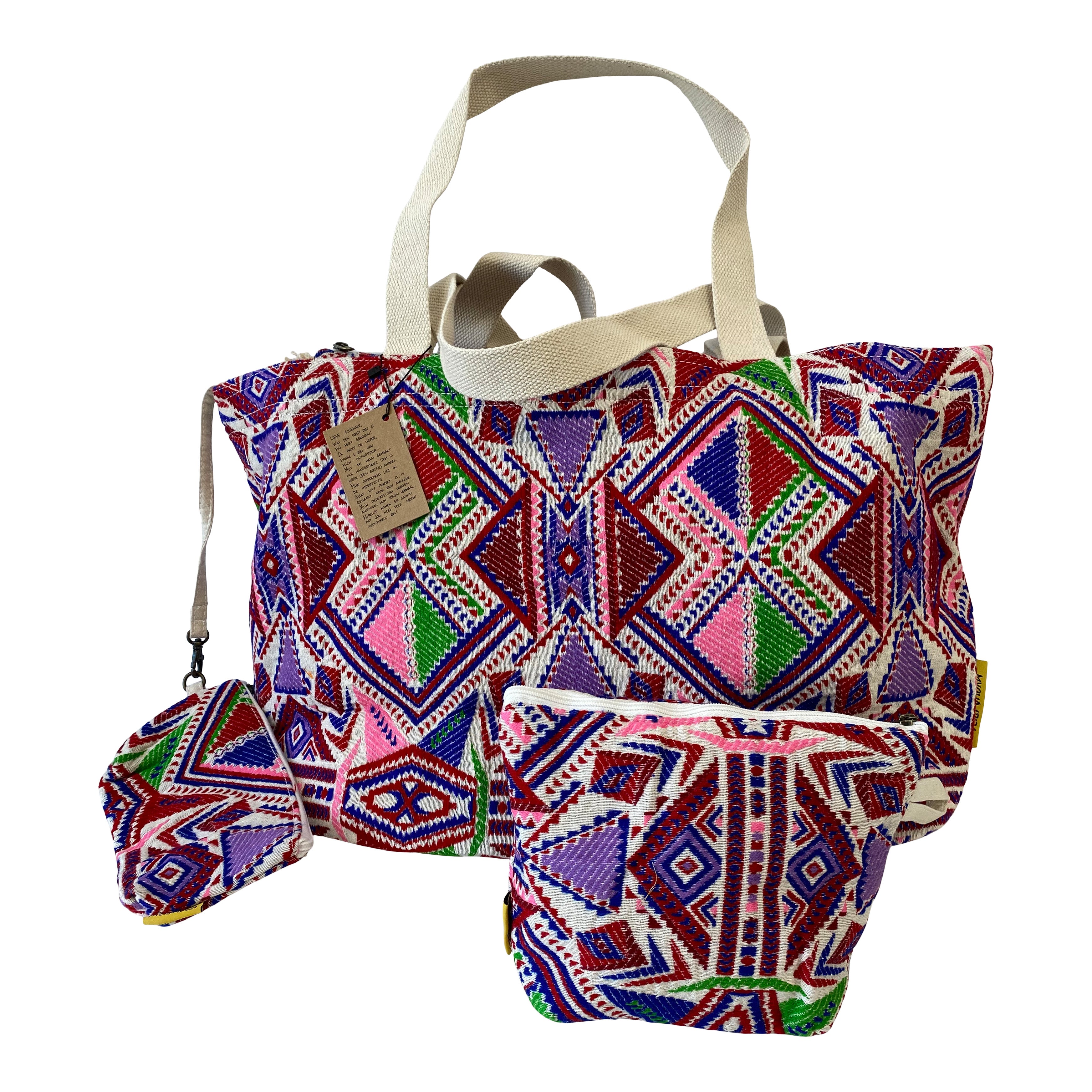 Mycha Ibiza - Strandtas - Bordeaux - Mycxl24003