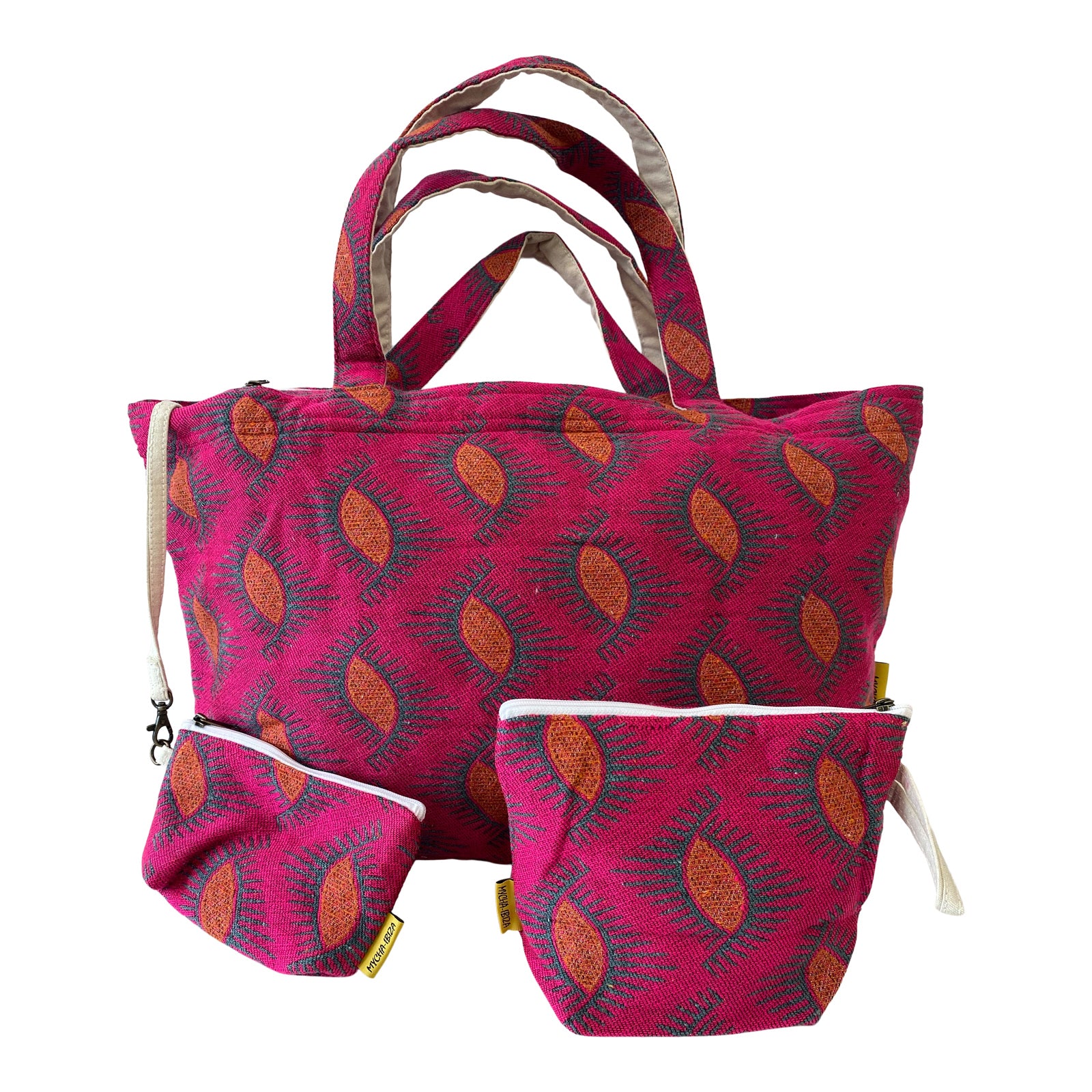 Mycha Ibiza - Strandtas - Roze - Mycxl24012