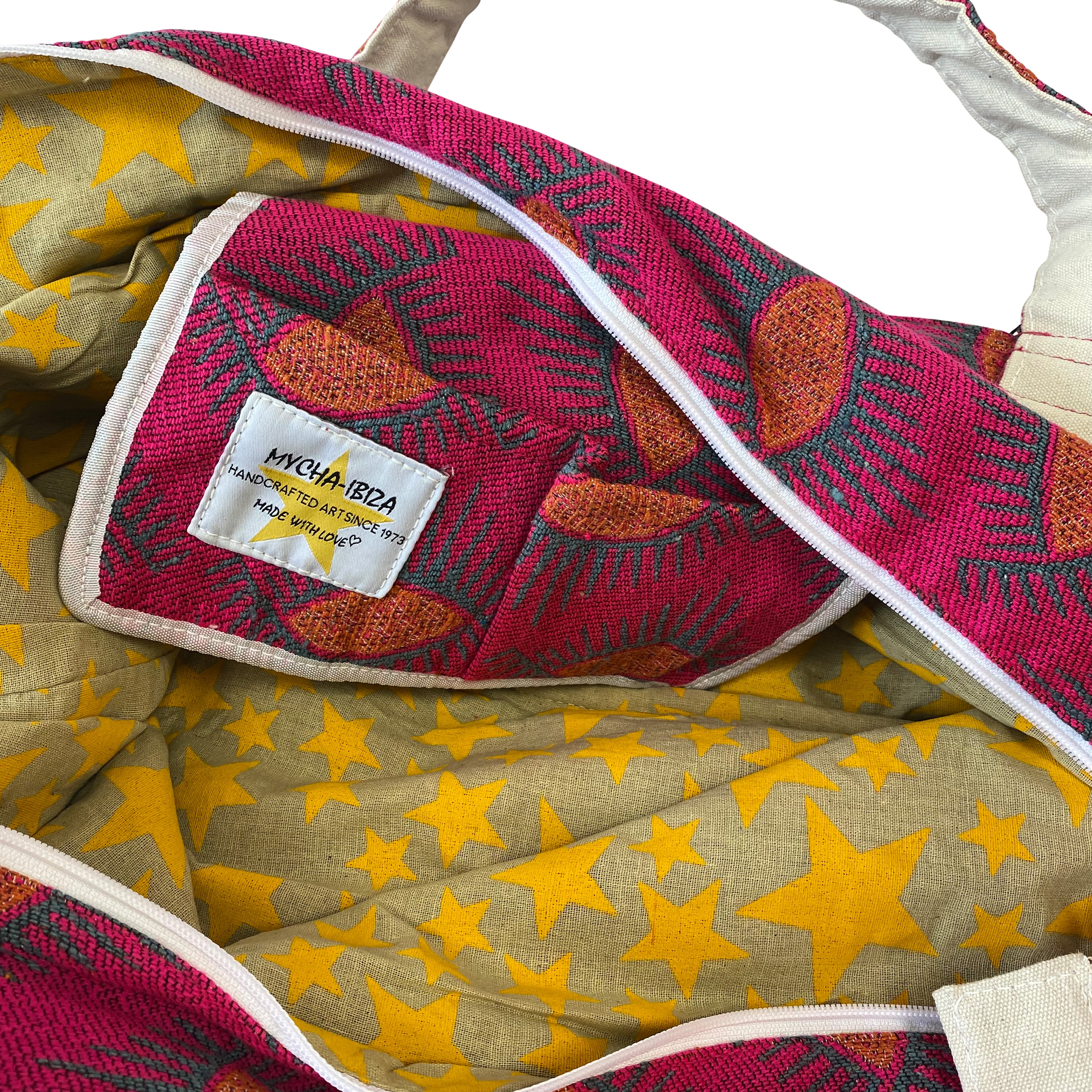 Mycha Ibiza - Strandtas - Roze - Mycxl24012