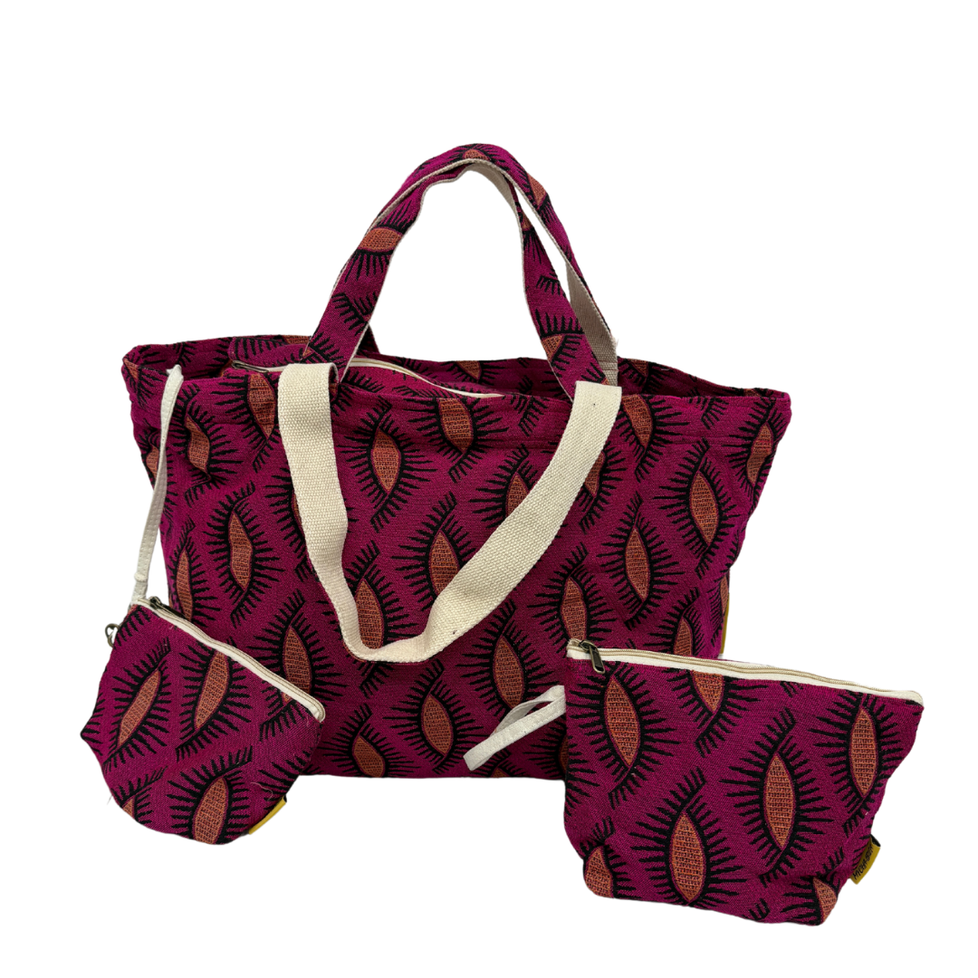Mycha Ibiza - Strandtas - Roze - Myc26001