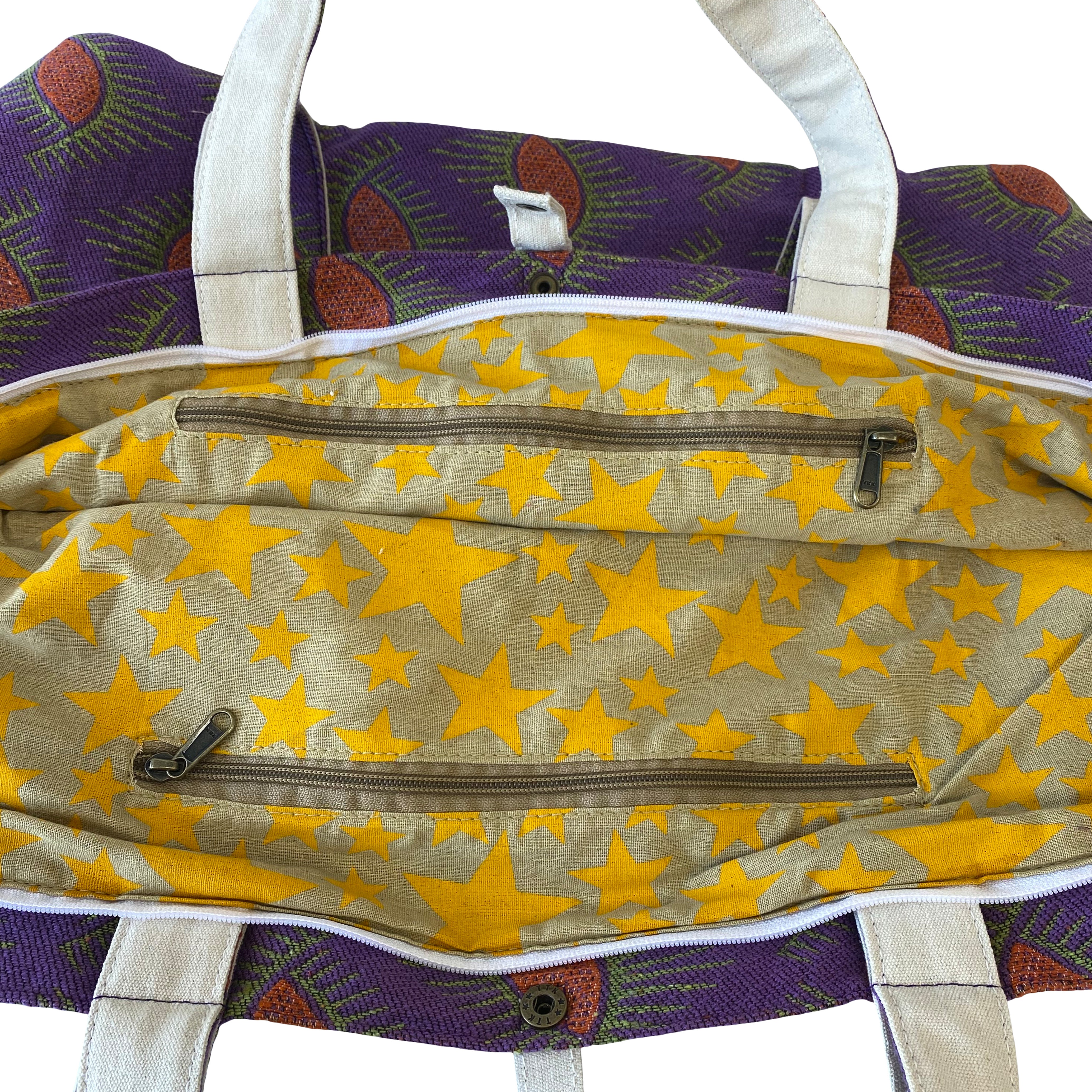 Mycha Ibiza - Strandtas - Rits - Paars - Mycxl2403