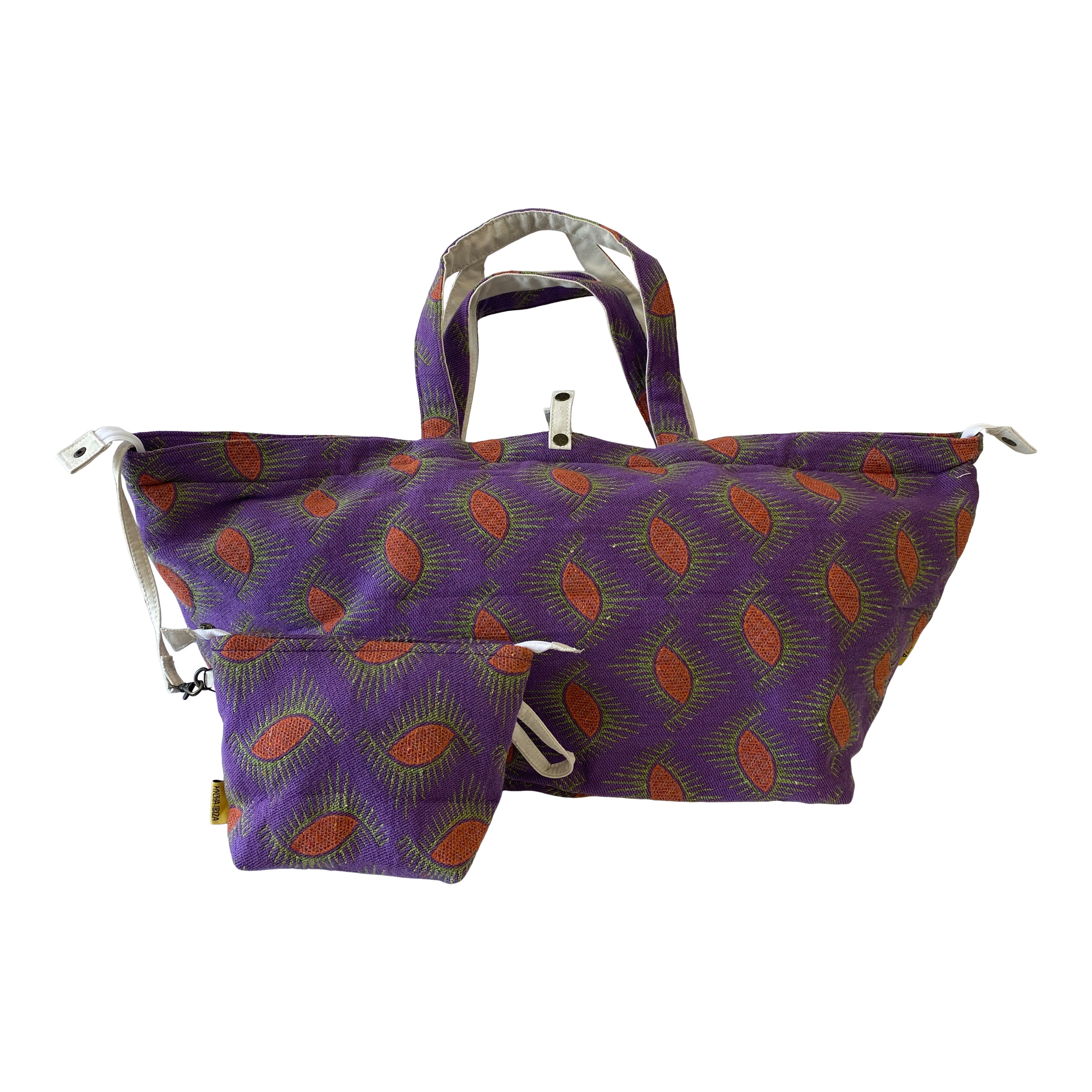 Mycha Ibiza - Strandtas - Rits - Paars - Mycxl2403