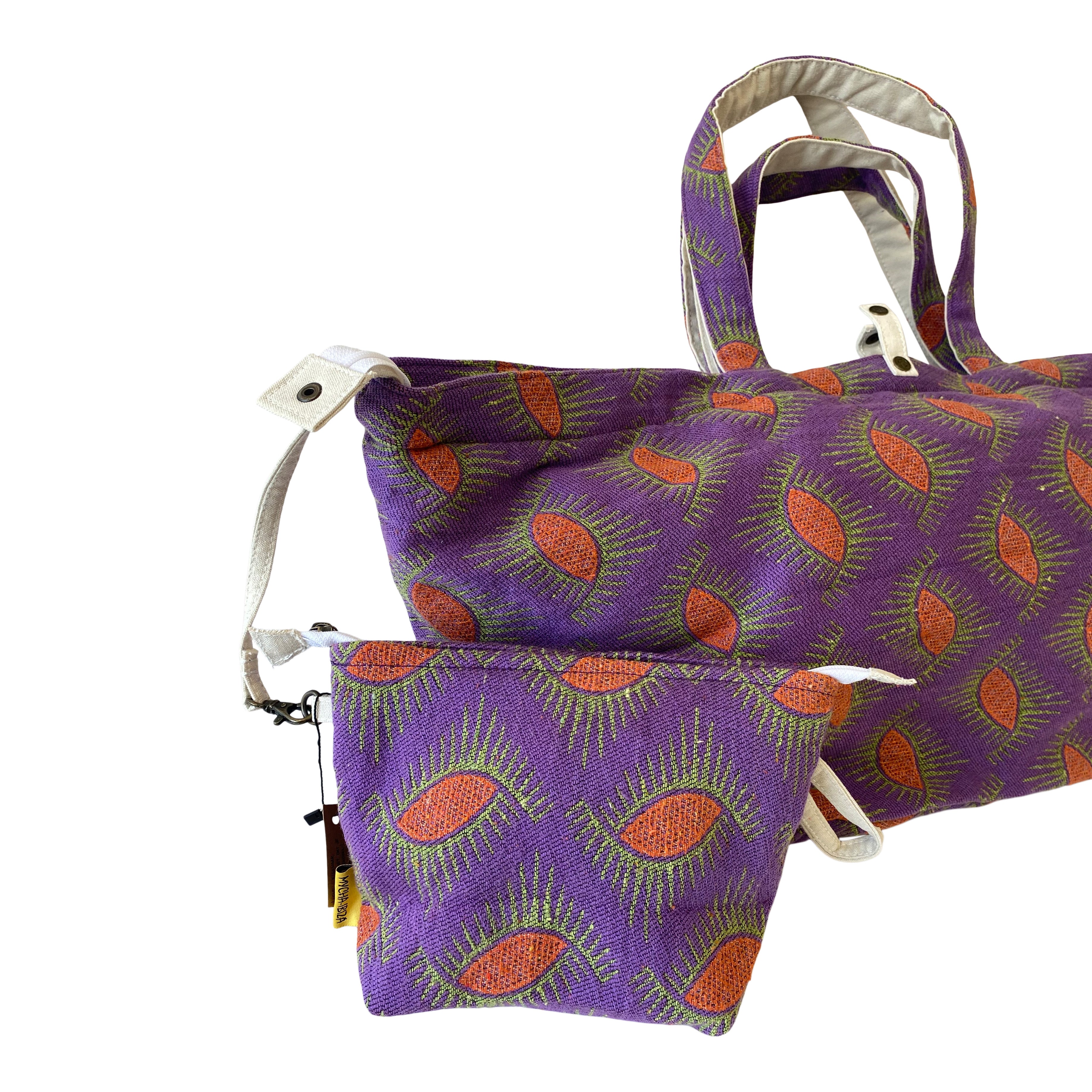 Mycha Ibiza - Strandtas - Rits - Paars - Mycxl2403