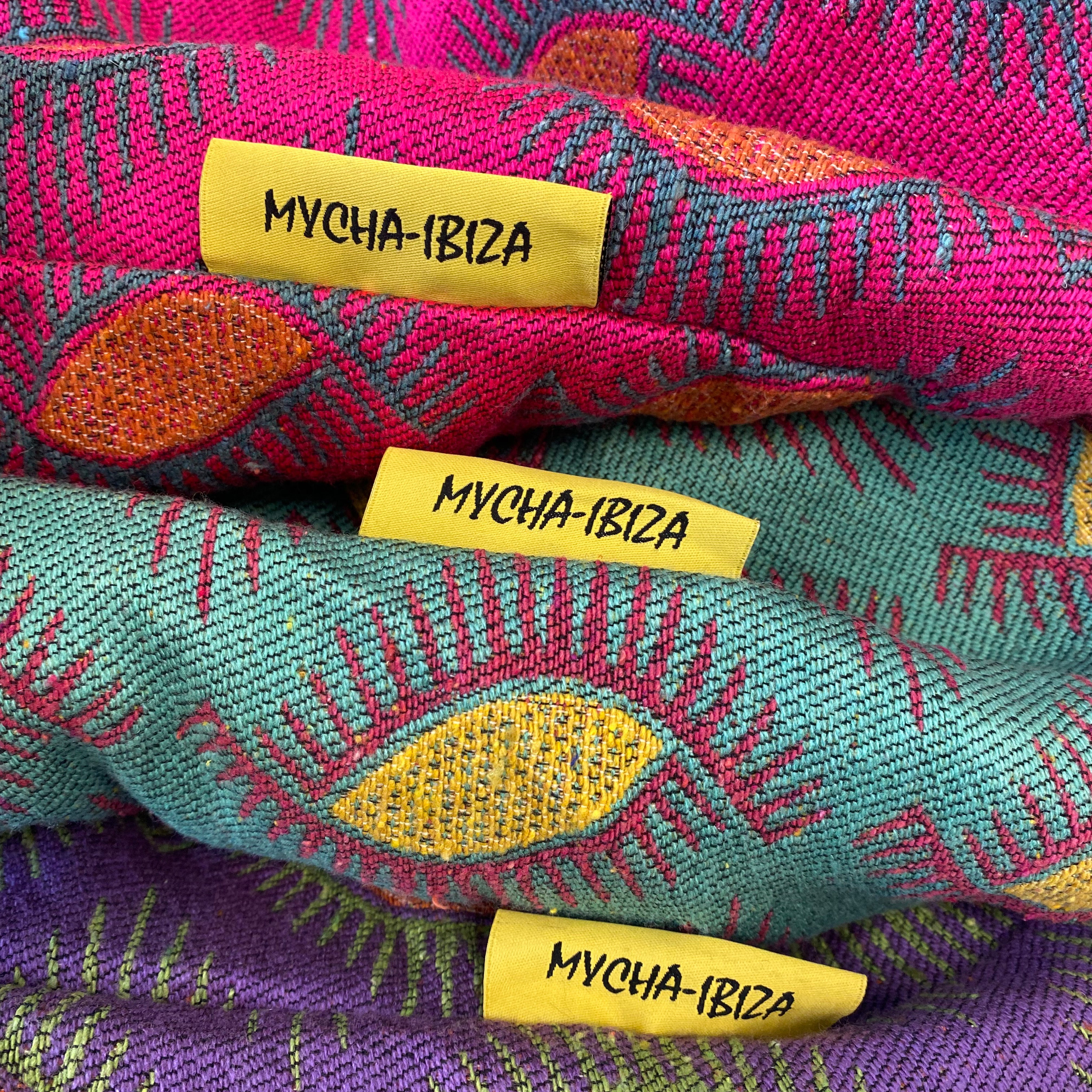 Mycha Ibiza - Strandtas - Rits - Paars - Mycxl2403