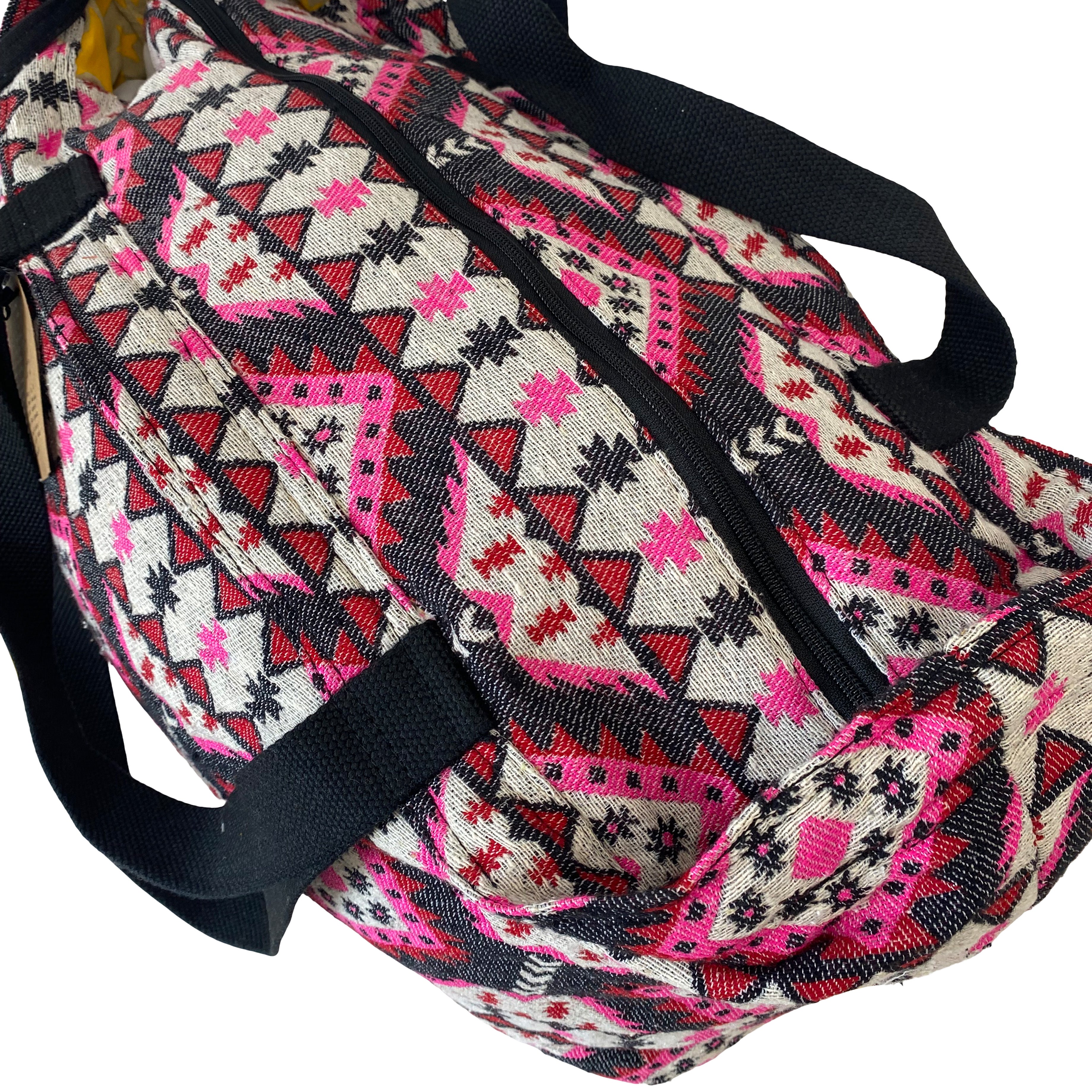 Mycha Ibiza - Strandtas - Rits - Roze - Myc24013