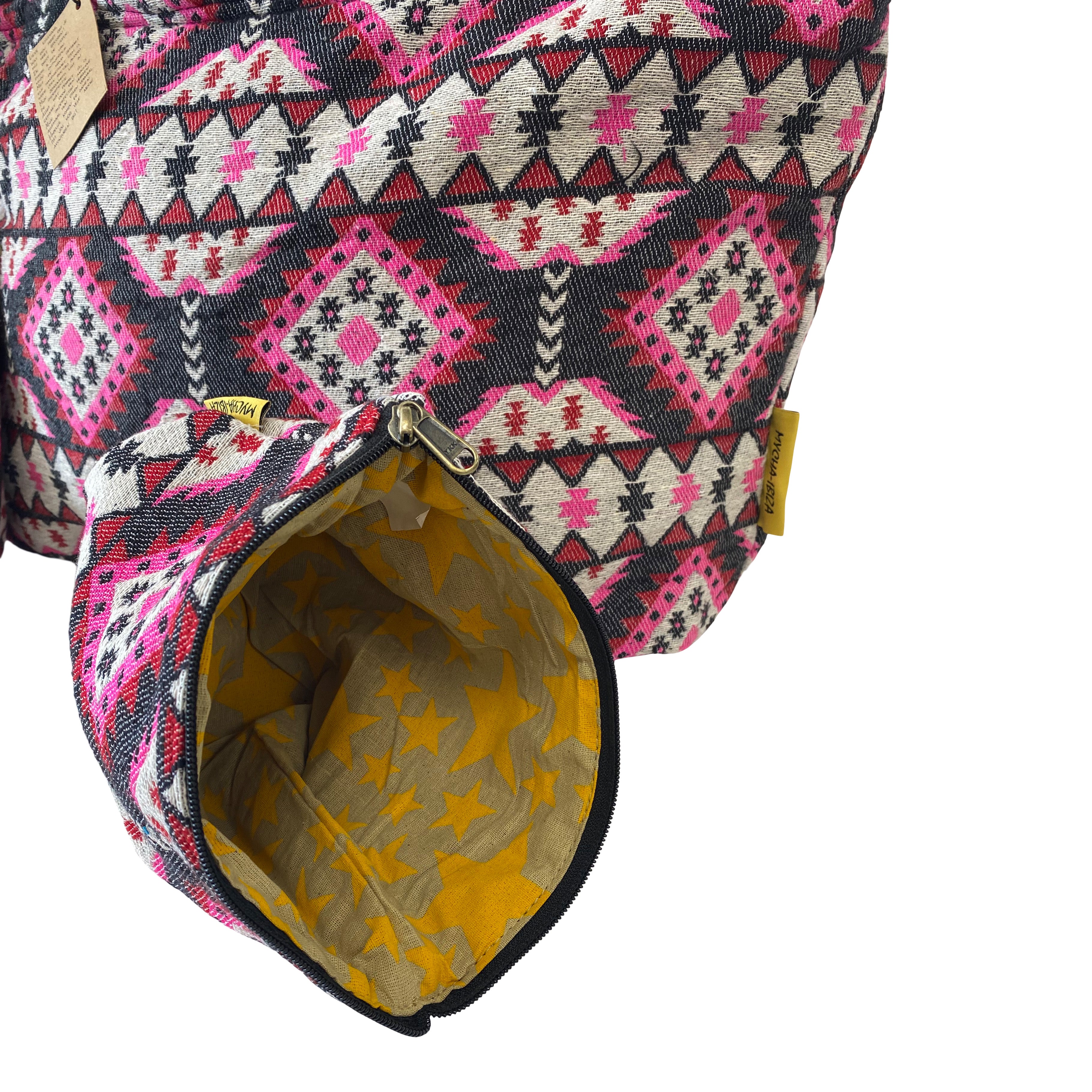 Mycha Ibiza - Strandtas - Rits - Roze - Myc24013