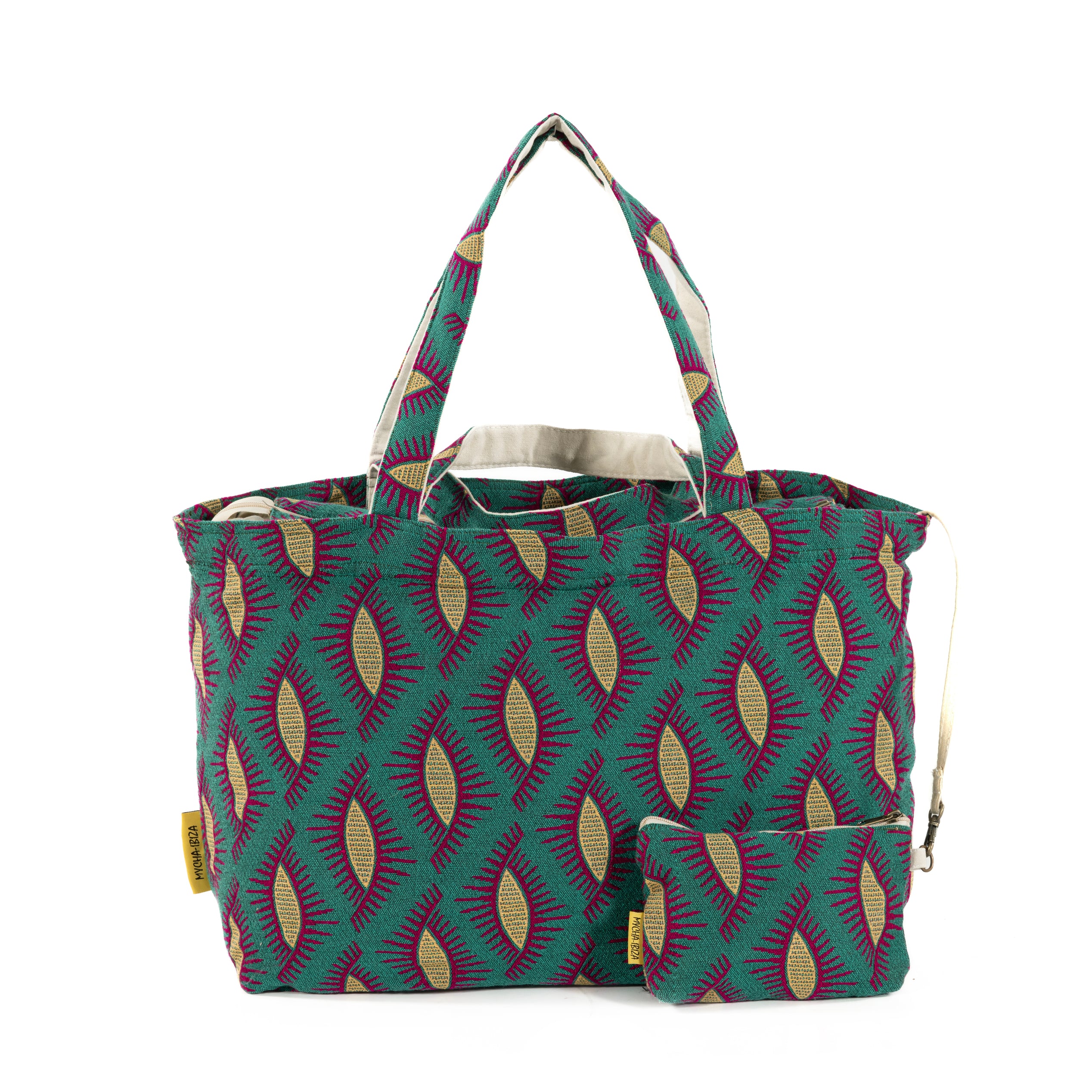 Mycha Ibiza - Strandtas - Groen - Myc26003