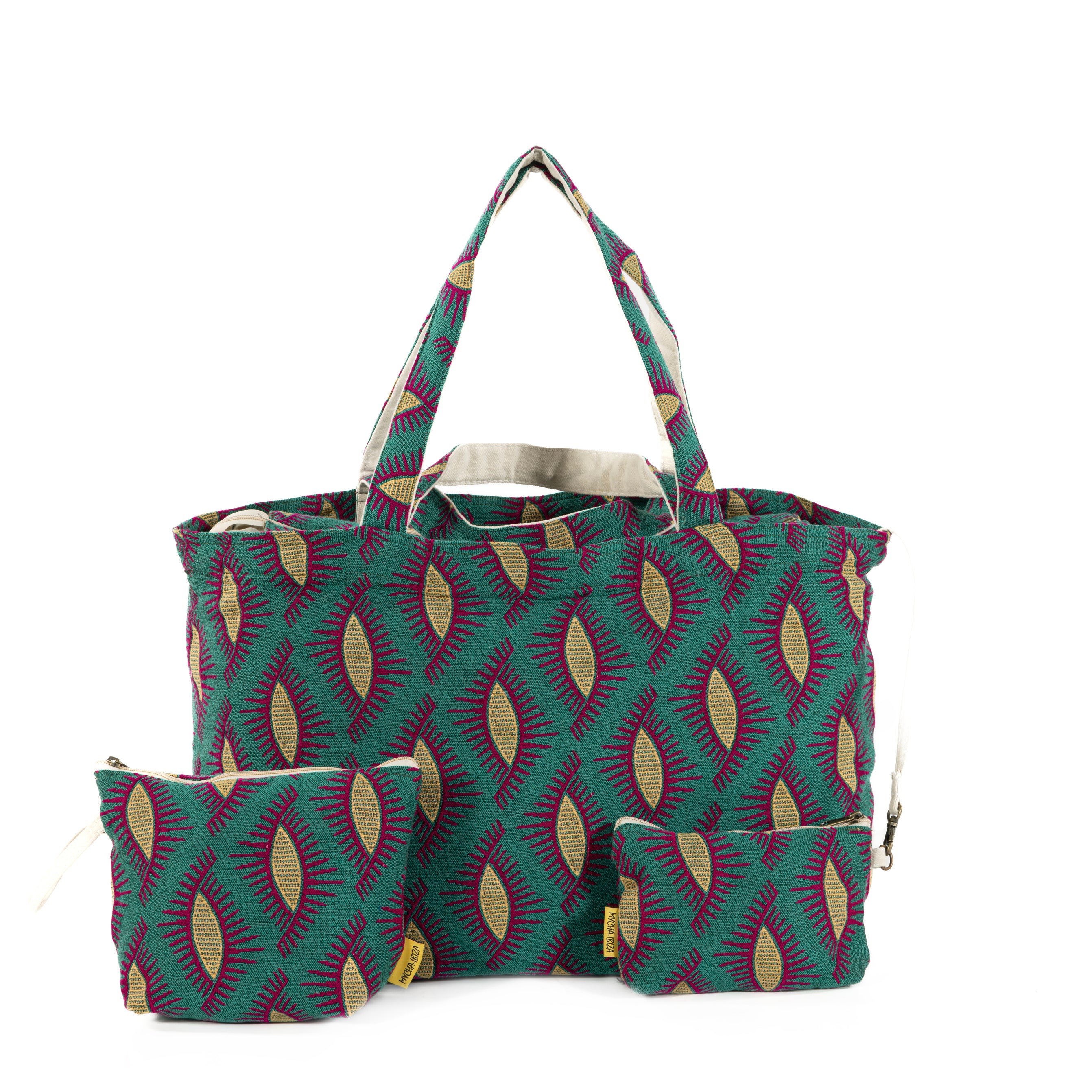 Mycha Ibiza - Strandtas - Groen - Myc26003