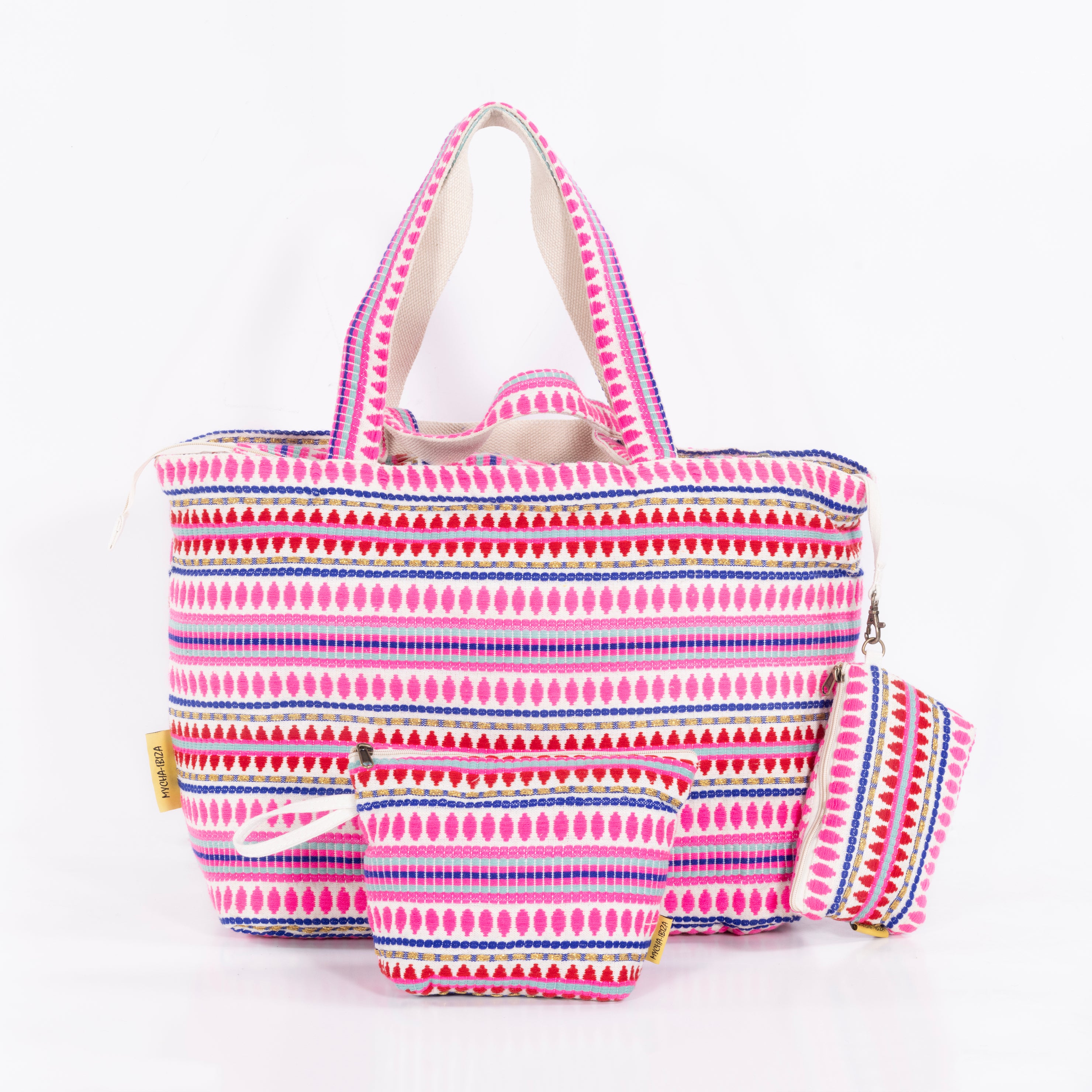 Mycha Ibiza - Strandtas - Roze - Myc26004