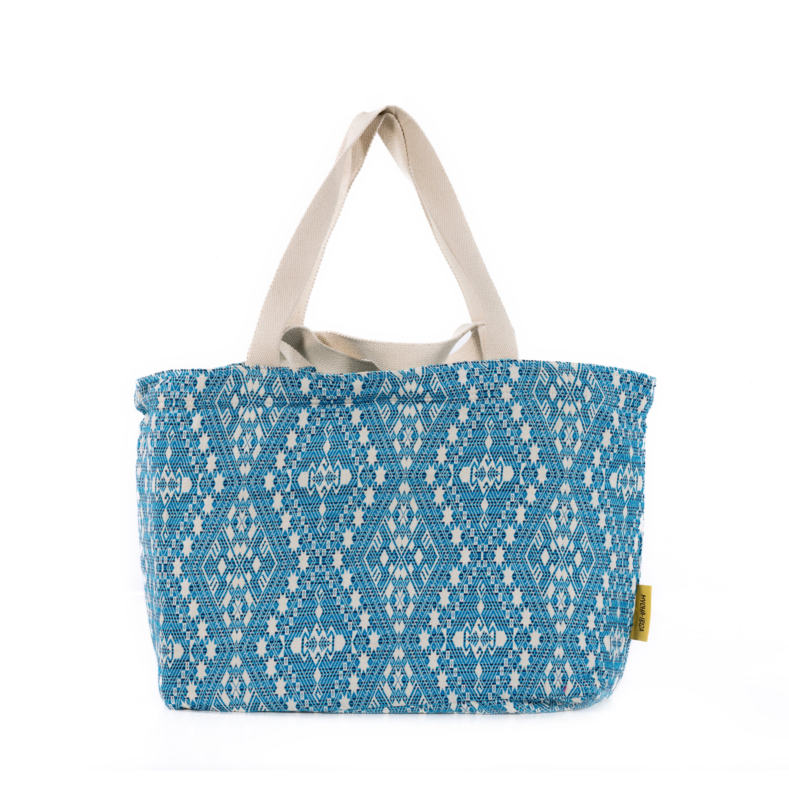 Mycha Ibiza - Strandtas - Blauw - Myc26008