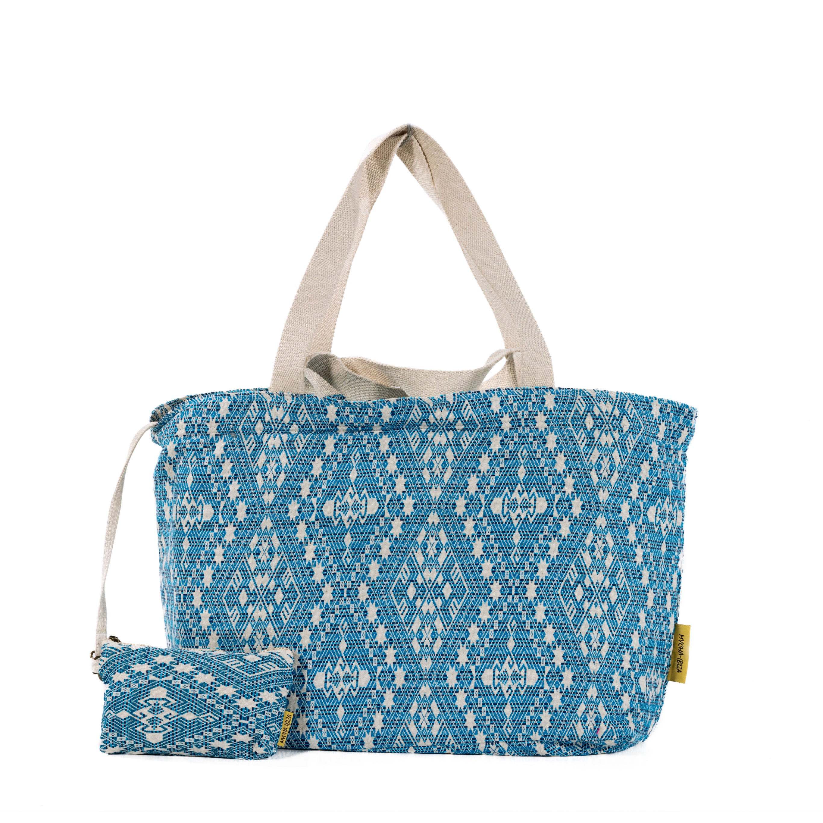 Mycha Ibiza - Strandtas - Blauw - Myc26008