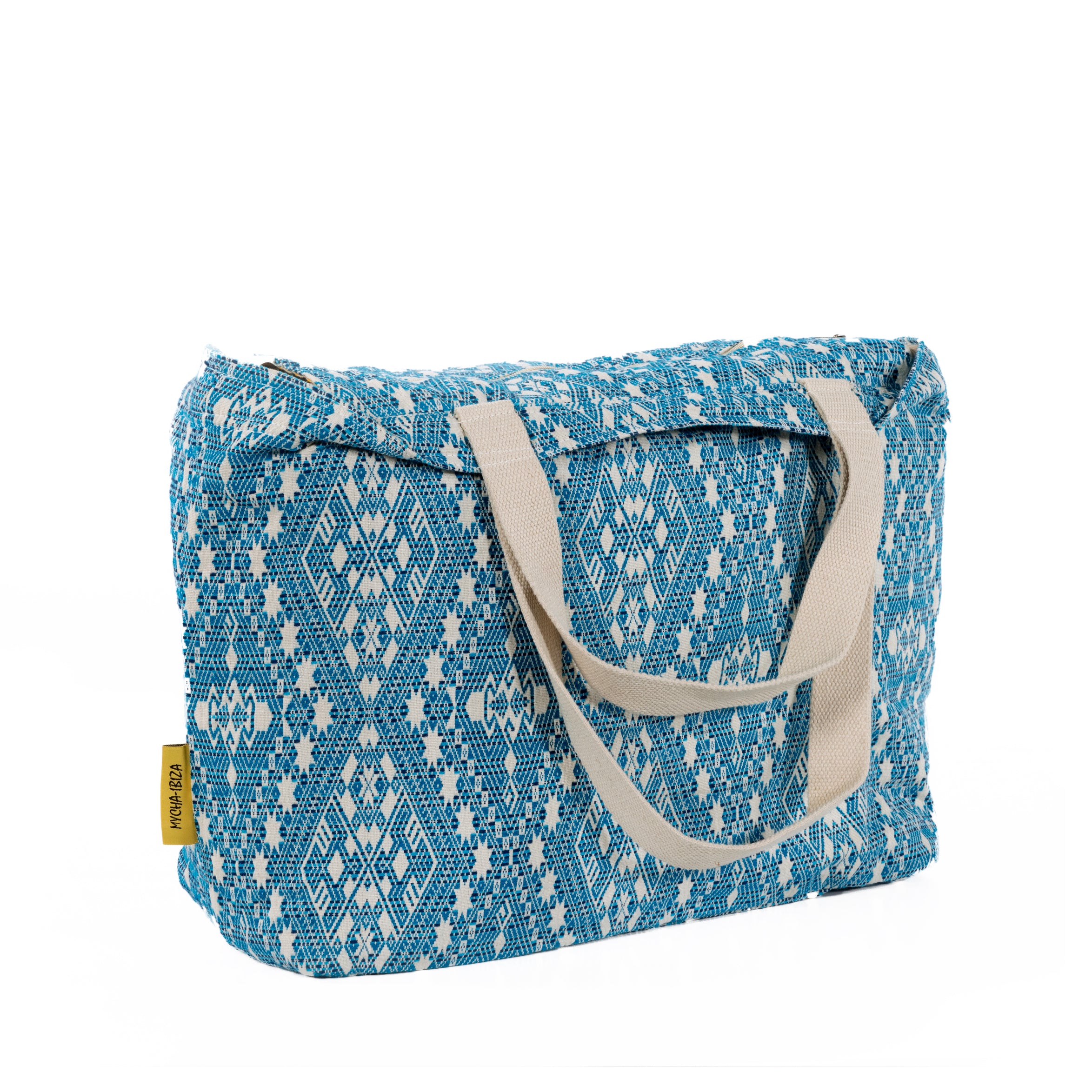 Mycha Ibiza - Strandtas - Blauw - Myc26008