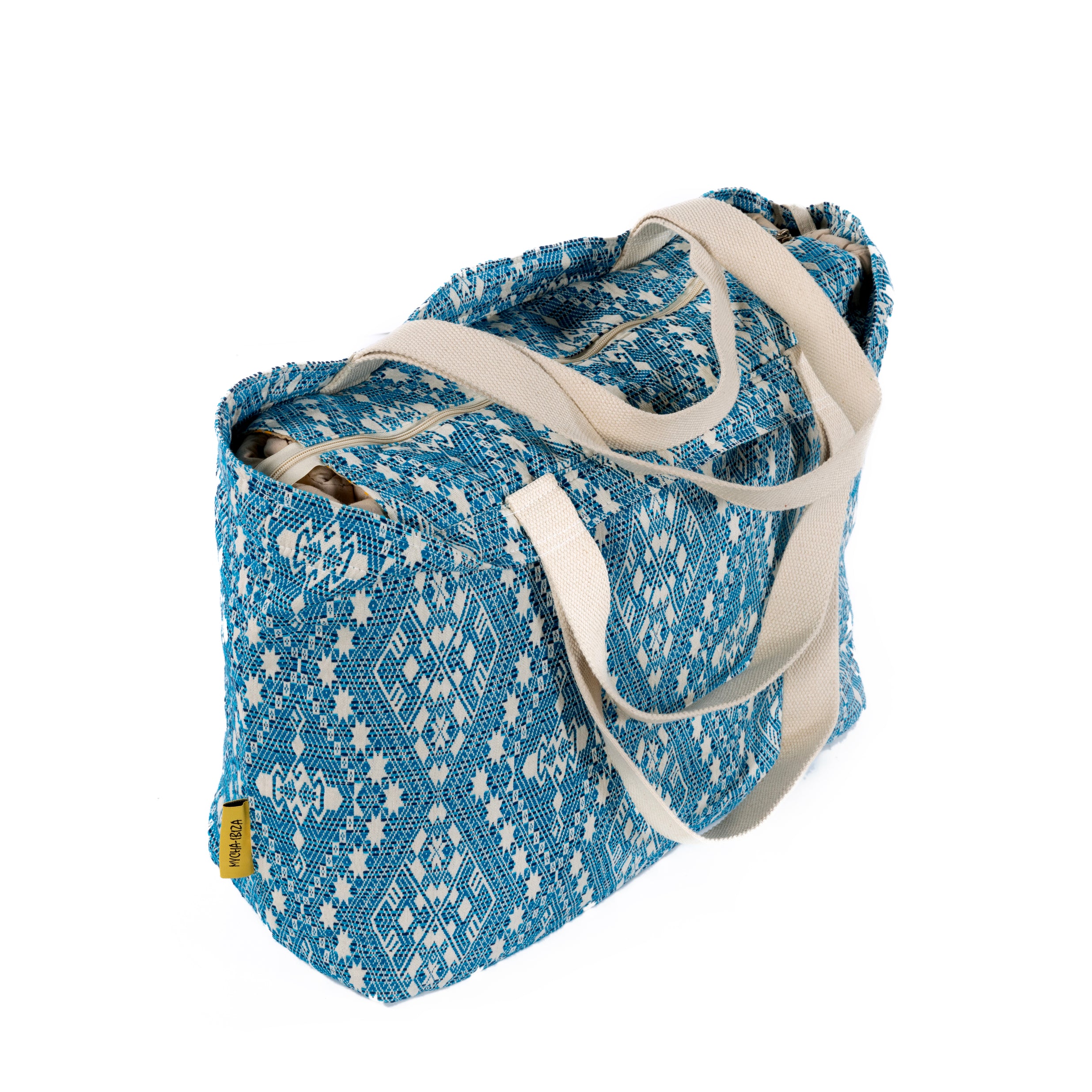 Mycha Ibiza - Strandtas - Blauw - Myc26008