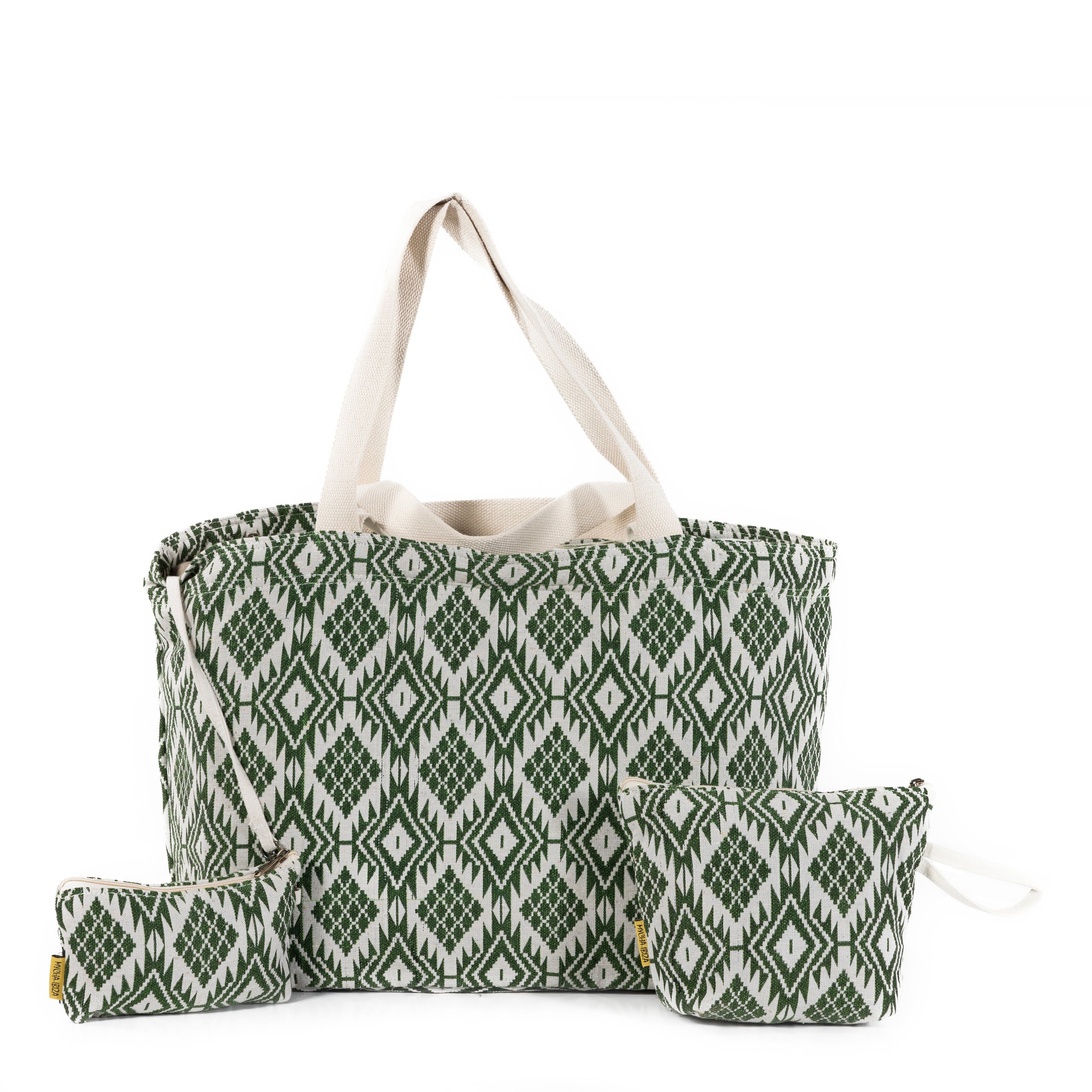 Mycha Ibiza - Strandtas - Groen - Myc26011