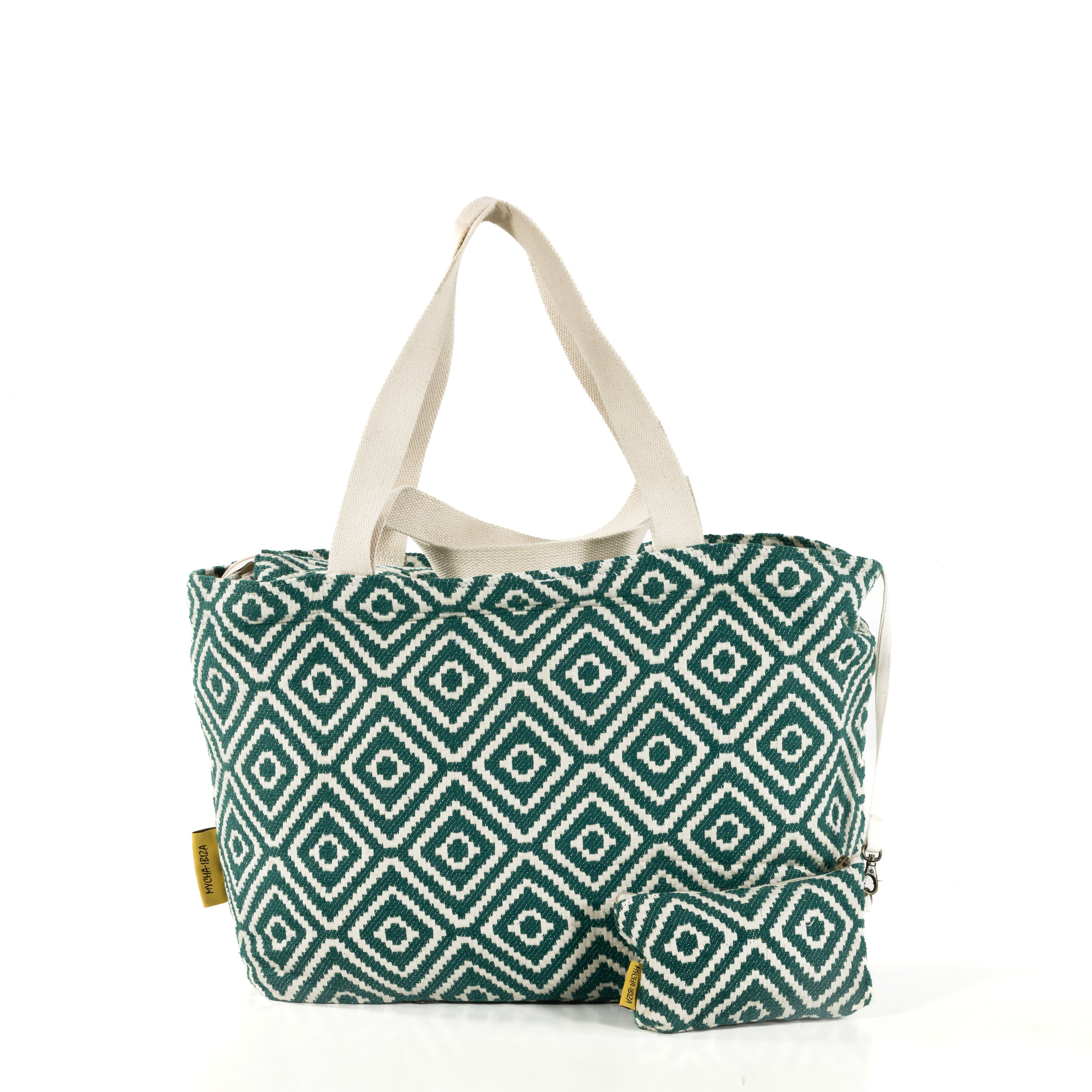 Mycha Ibiza - Strandtas - Groen - Myc26012