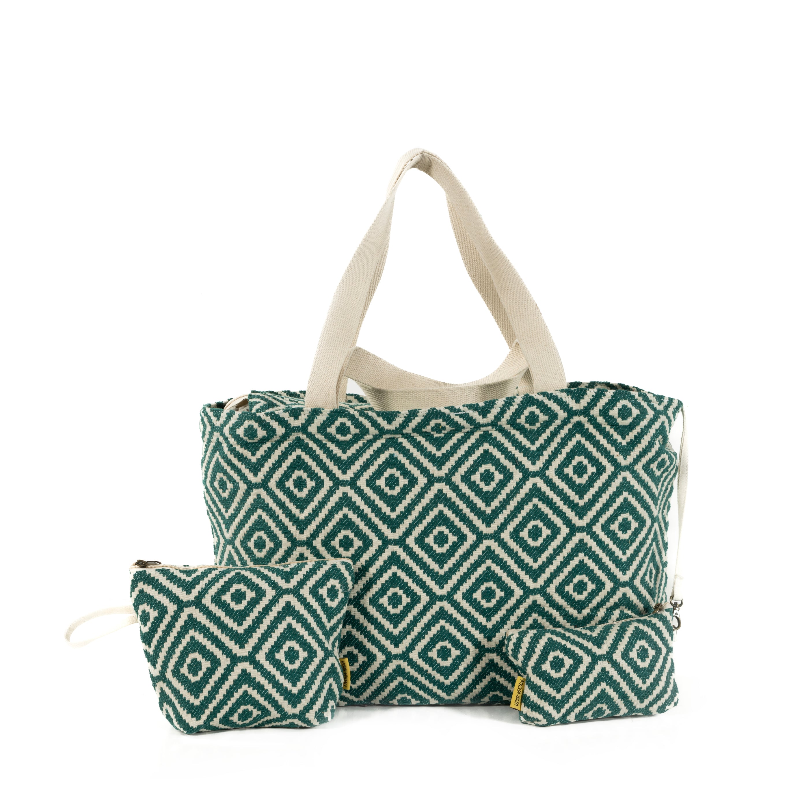 Mycha Ibiza - Strandtas - Groen - Myc26012