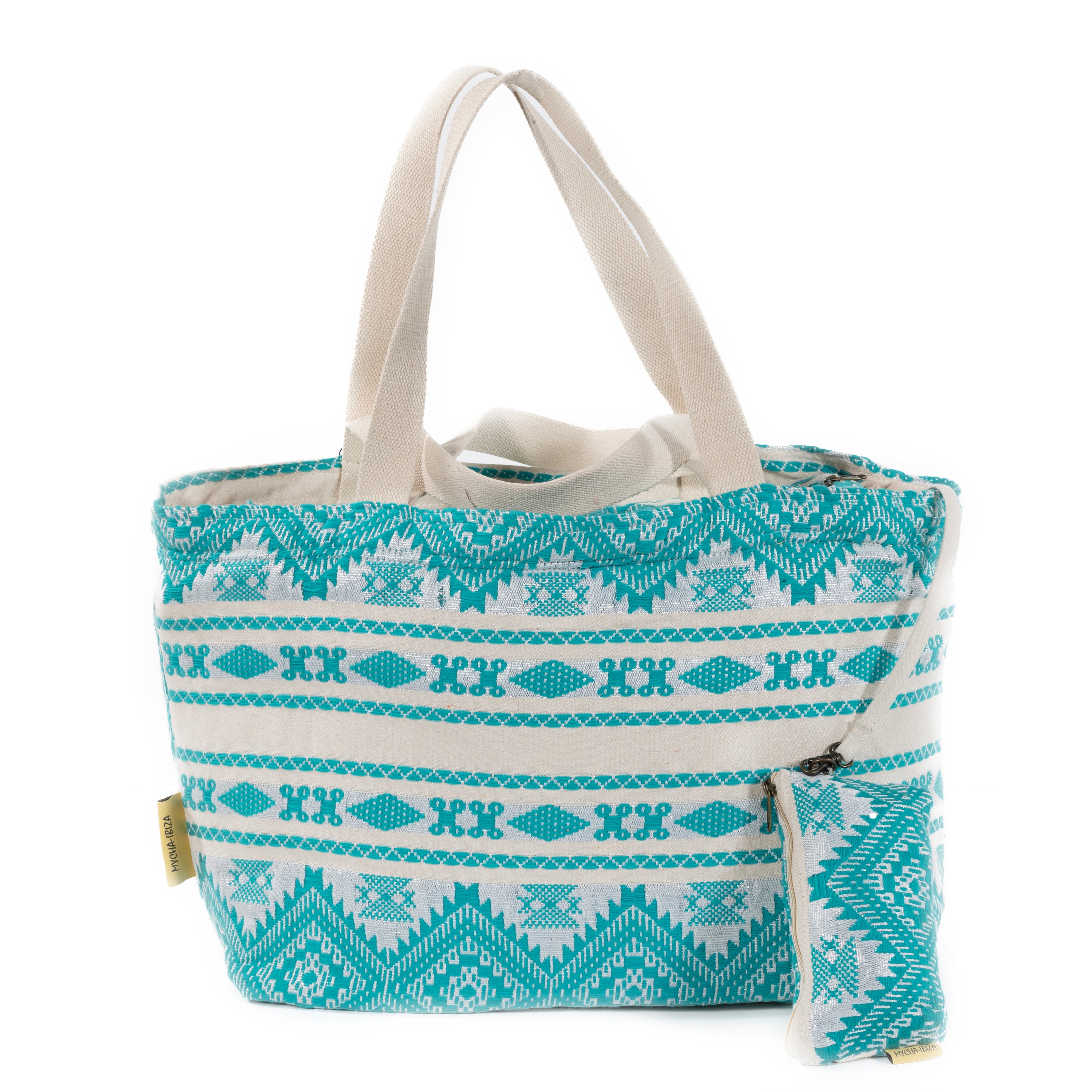 Mycha Ibiza - Strandtas - Turquise - Myc26013