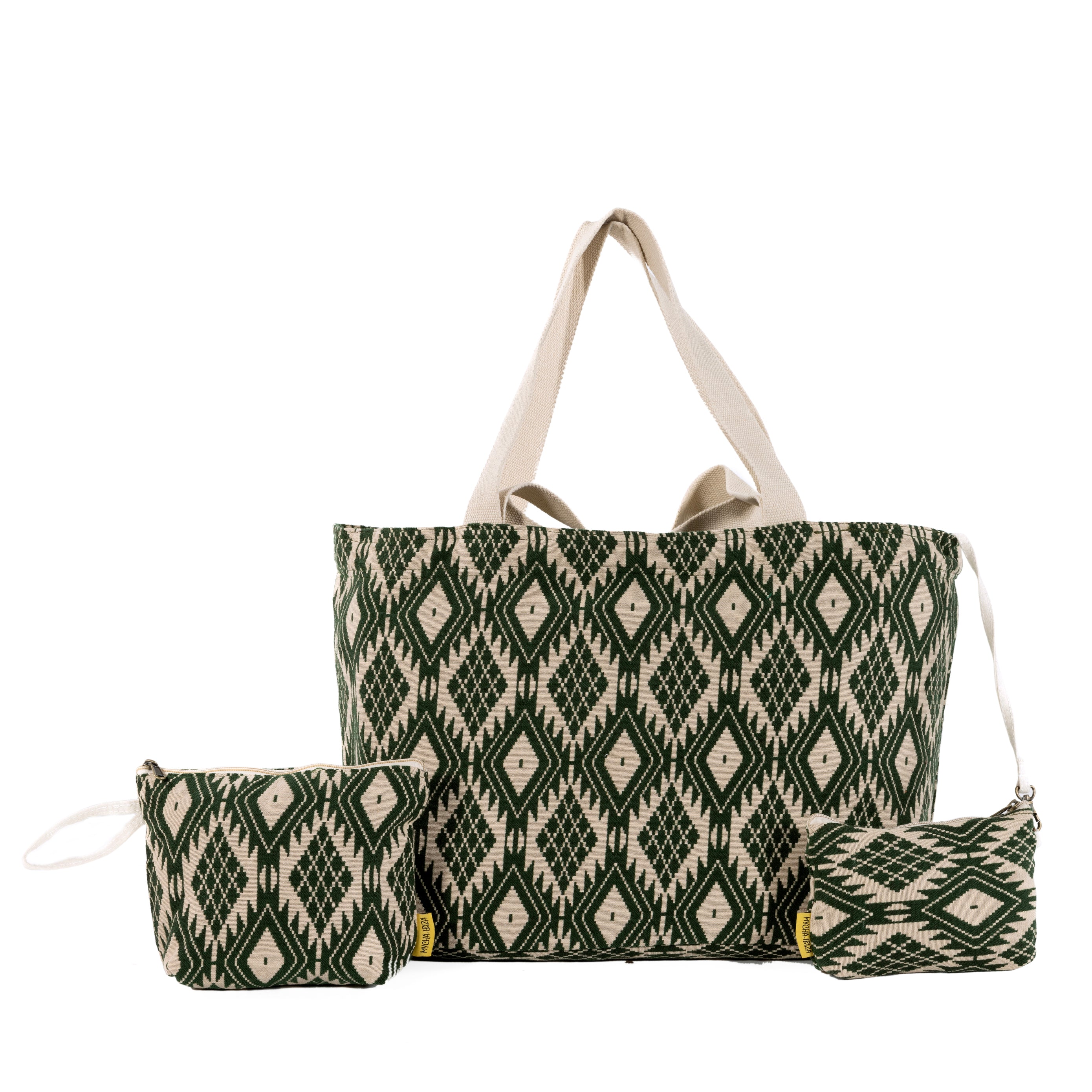 Mycha Ibiza - Strandtas - Groen - Myc26020