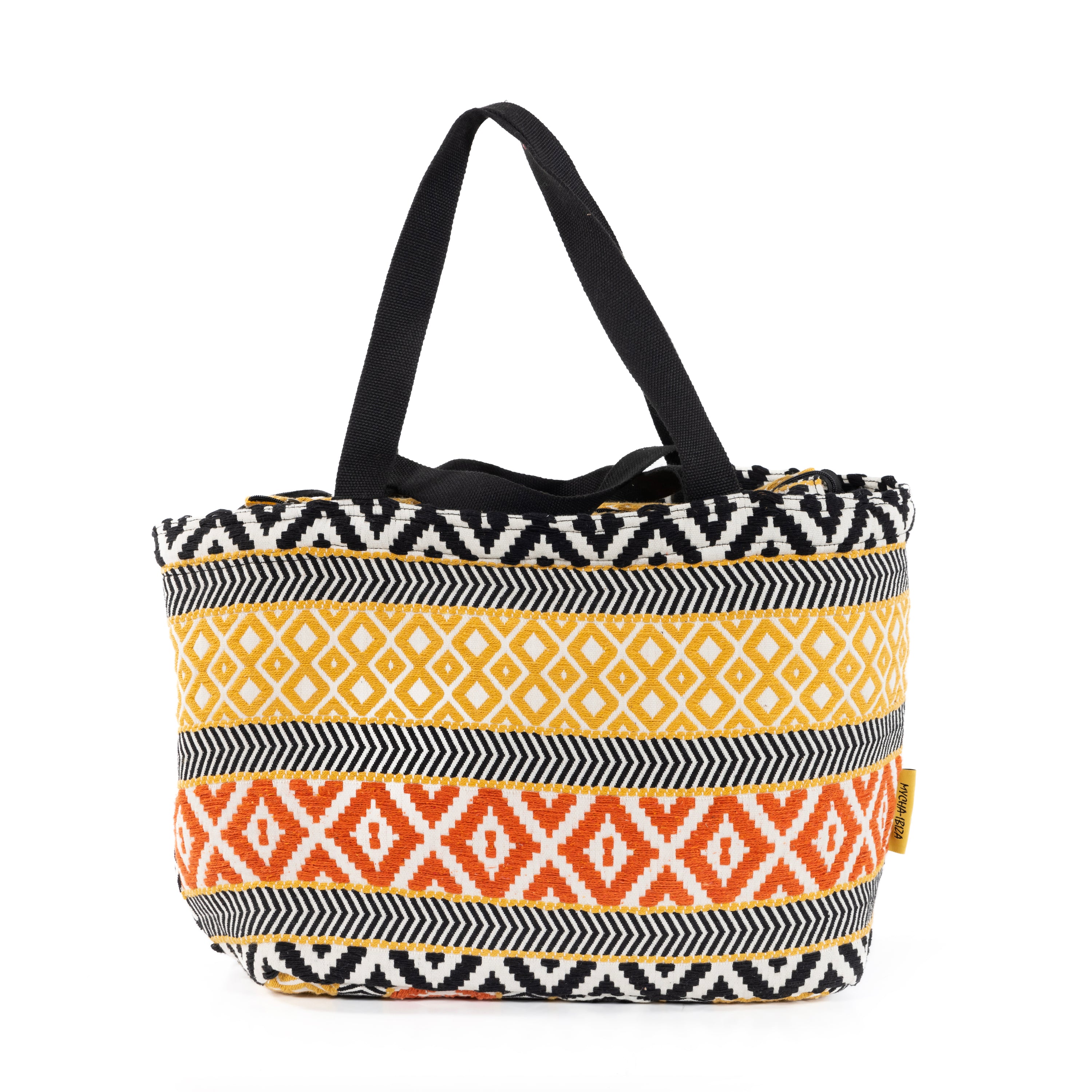 Mycha Ibiza - Strandtas - Geel - Myc26021