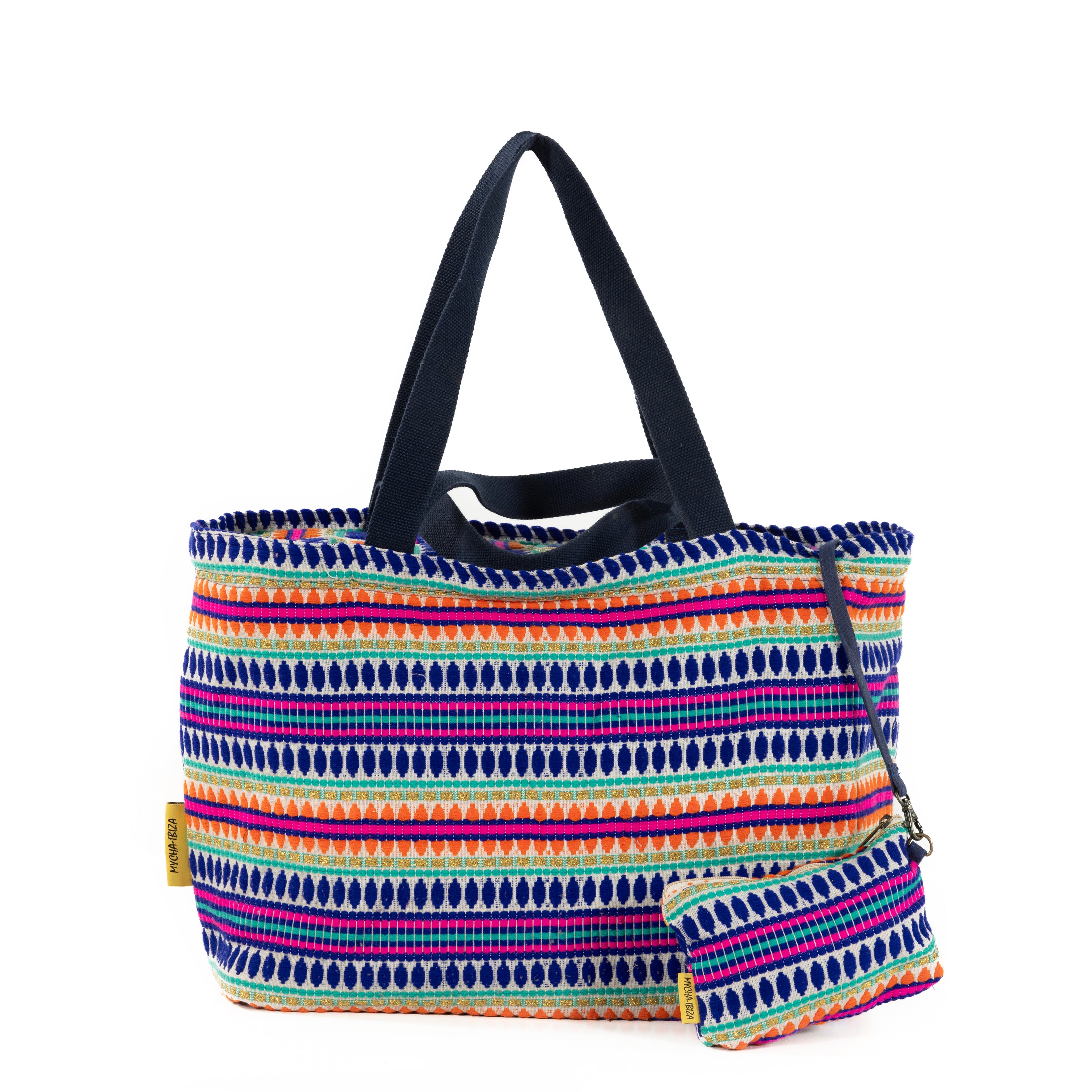 Mycha Ibiza - Strandtas - Paars - Myc26031