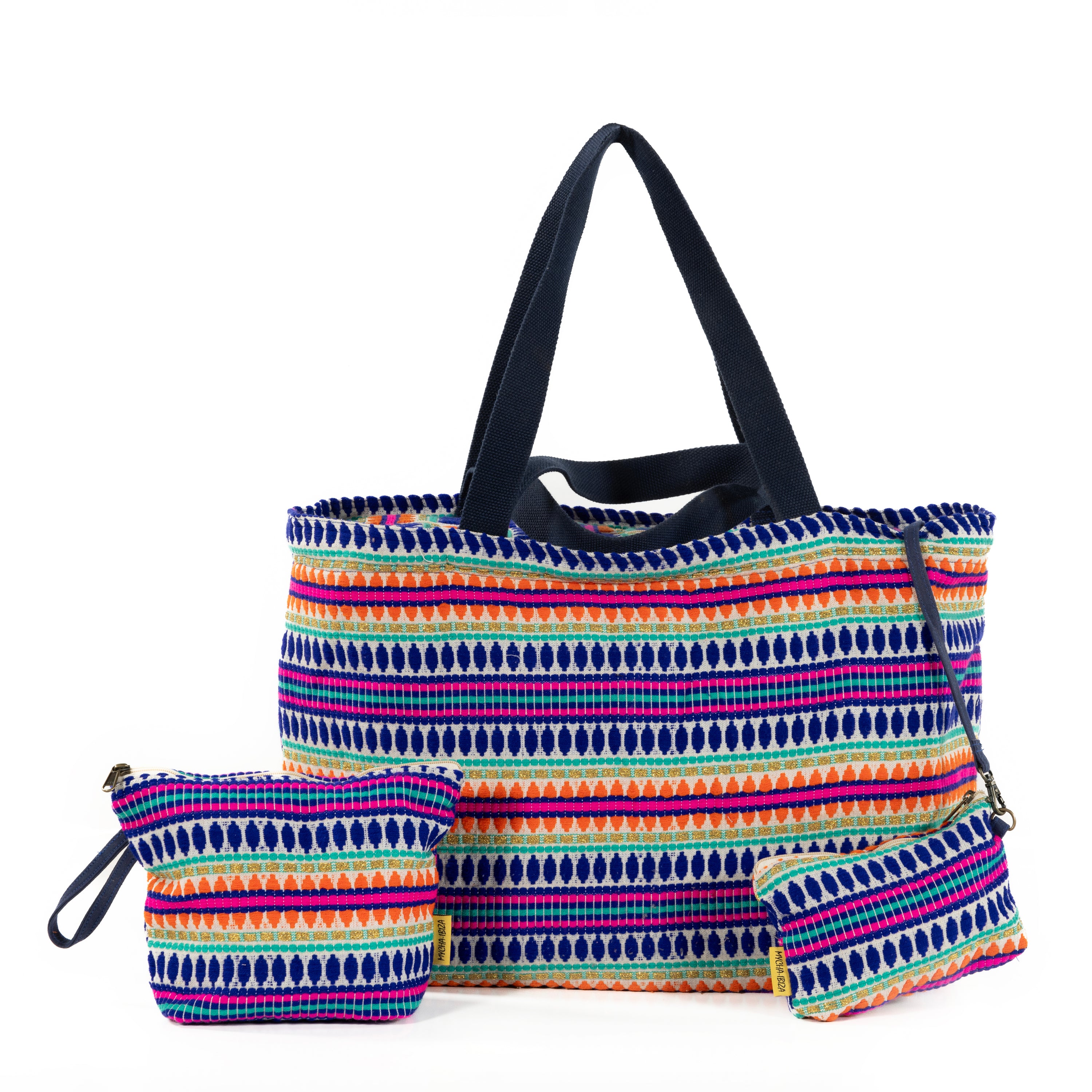 Mycha Ibiza - Strandtas - Paars - Myc26031