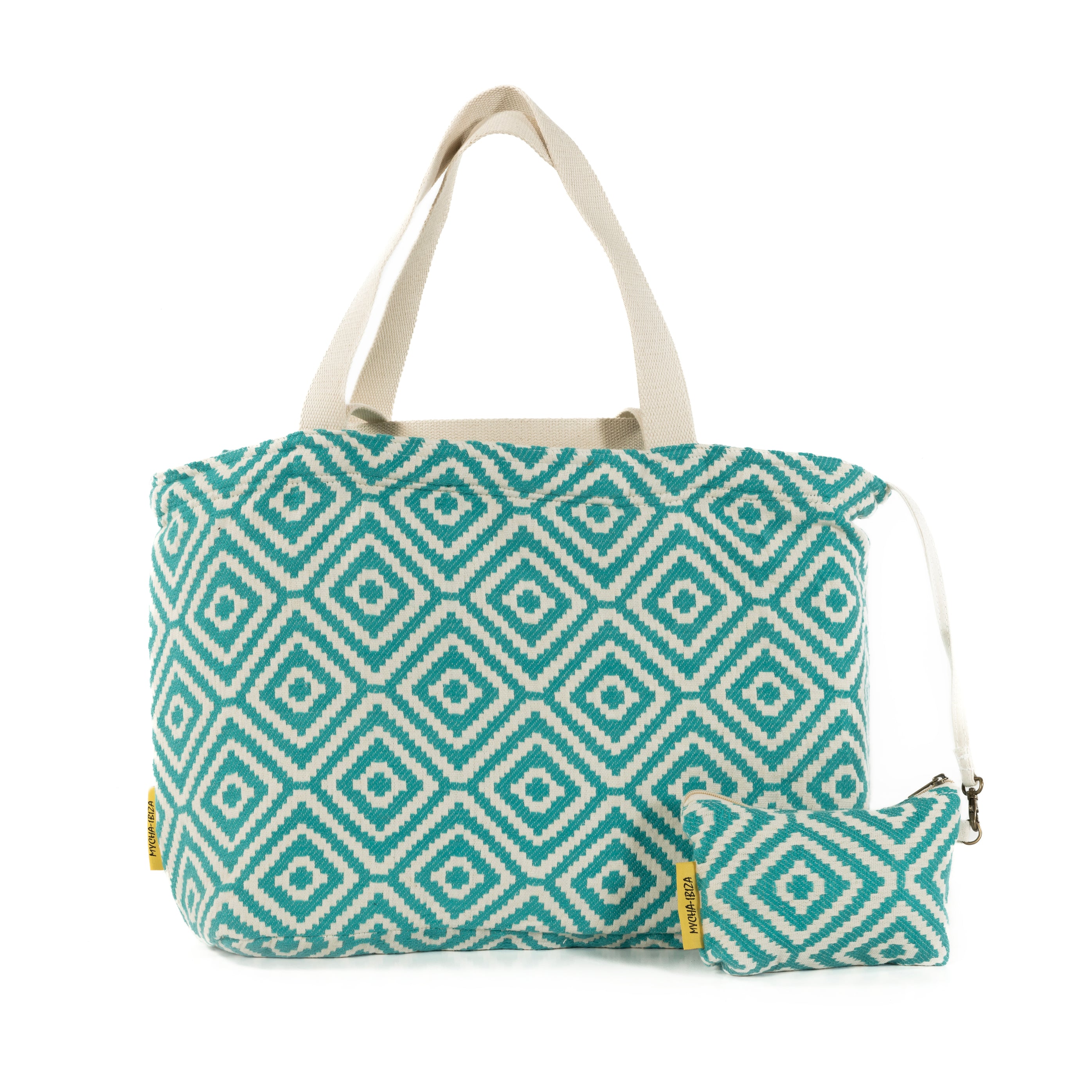 Mycha Ibiza - Strandtas - Blauw - Myc26034