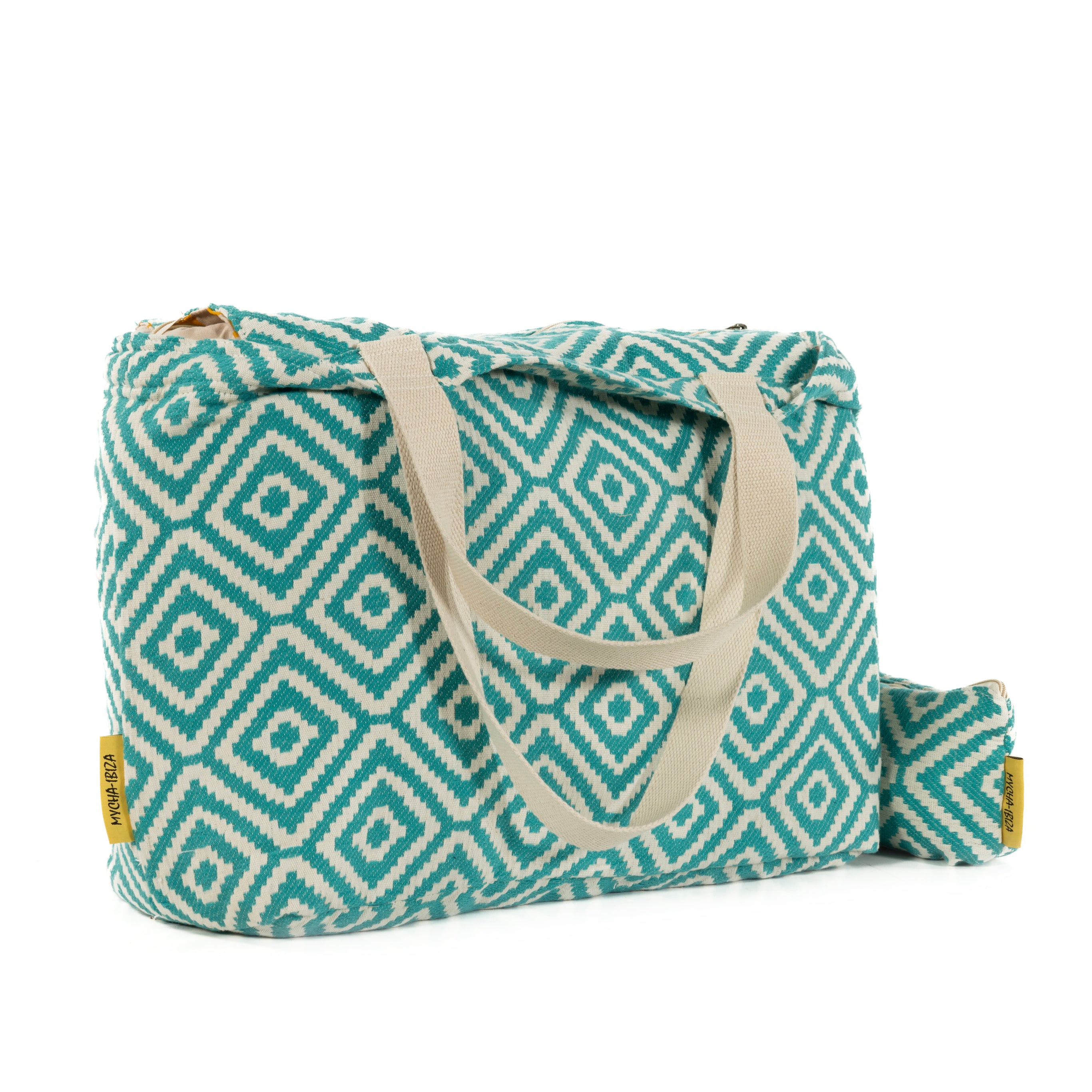 Mycha Ibiza - Strandtas - Blauw - Myc26034
