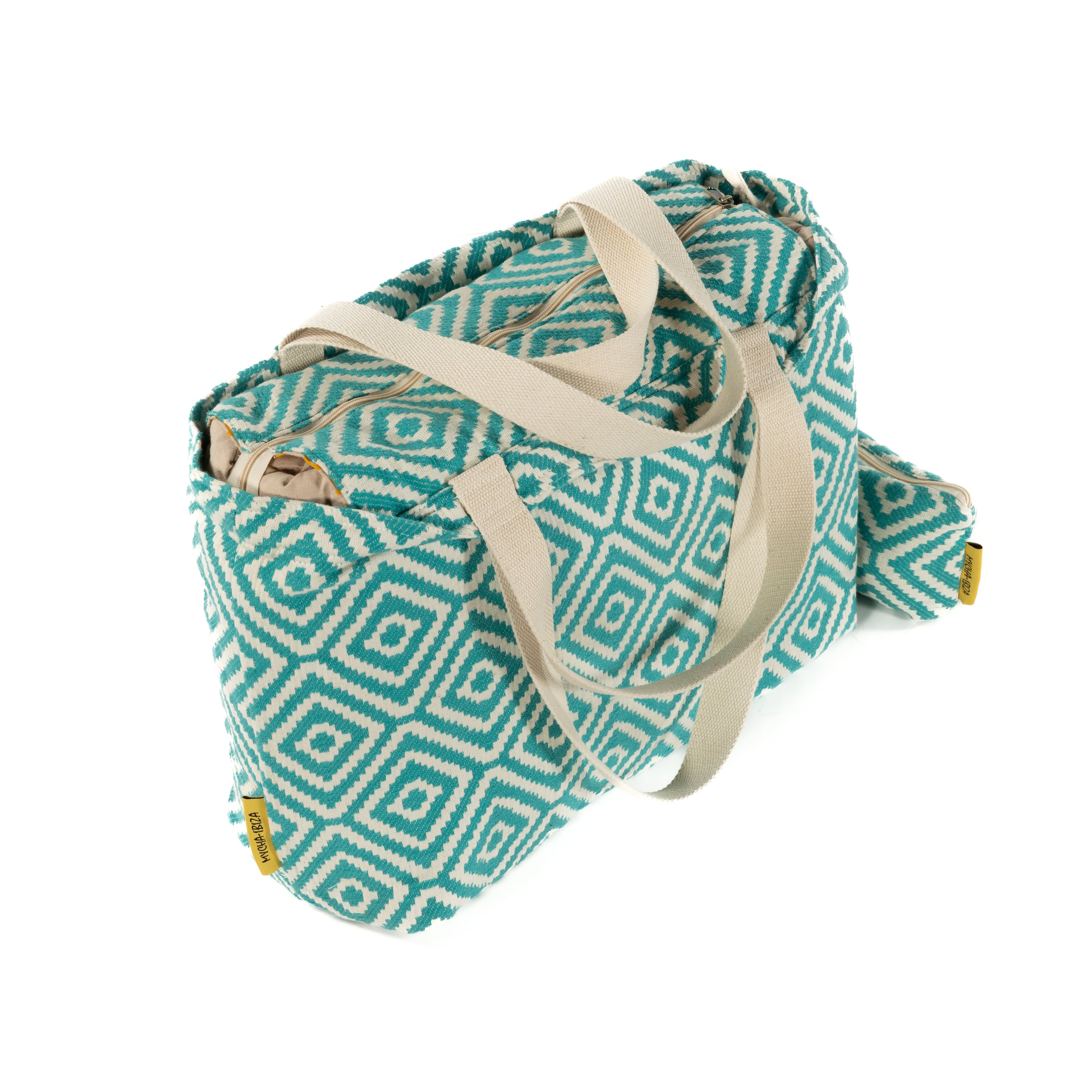 Mycha Ibiza - Strandtas - Blauw - Myc26034