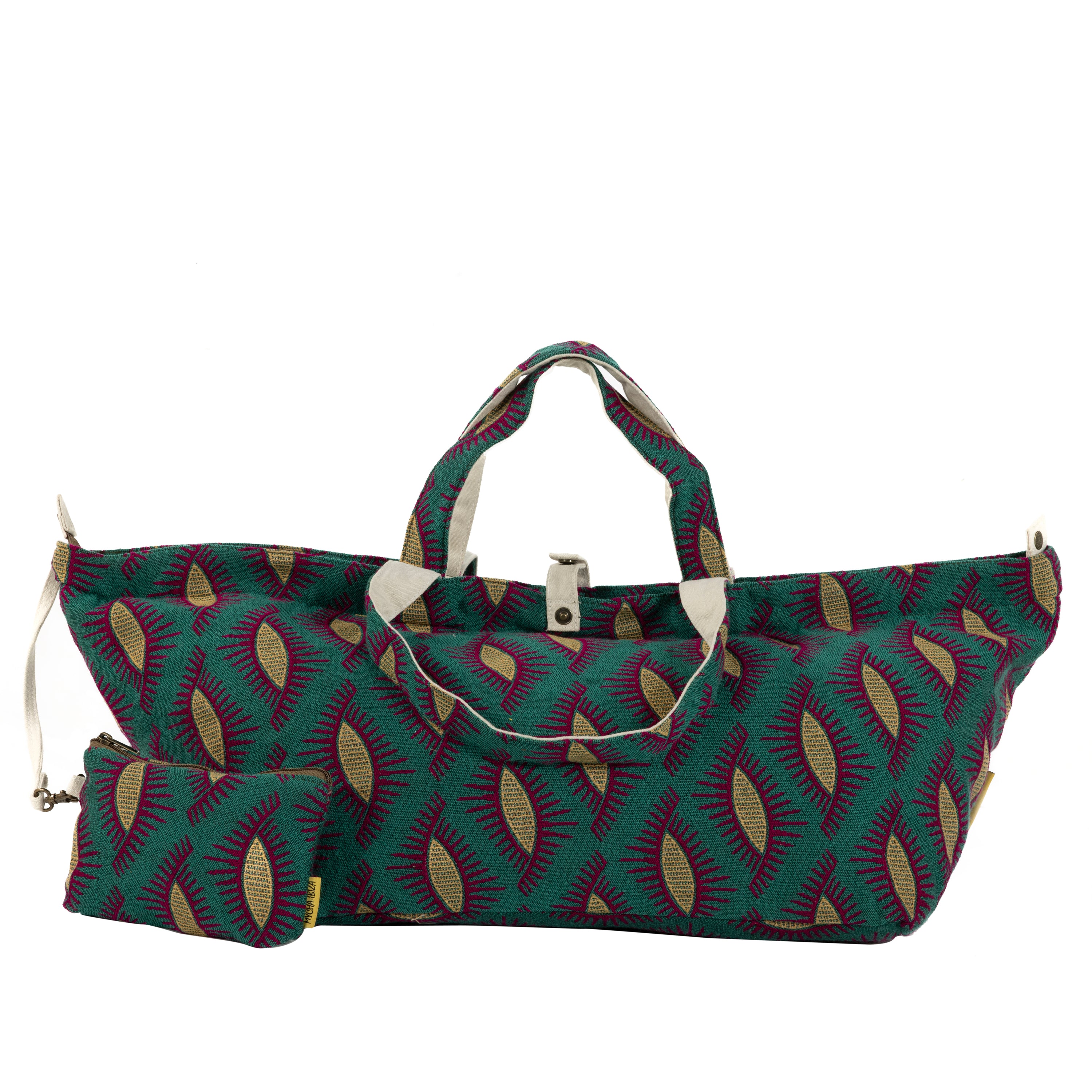 Mycha Ibiza - Strandtas - Groen - Mycxl25002