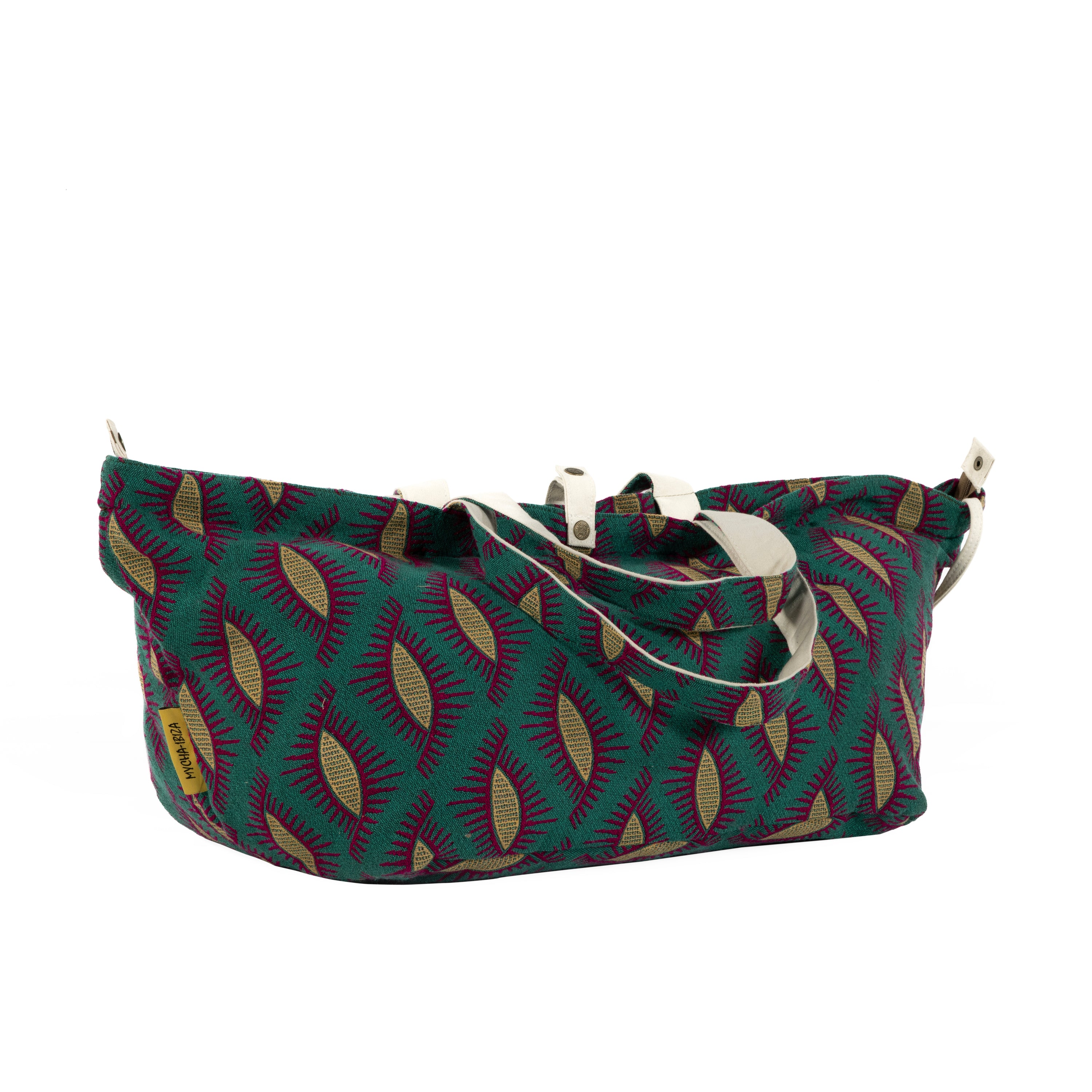 Mycha Ibiza - Strandtas - Groen - Mycxl25002