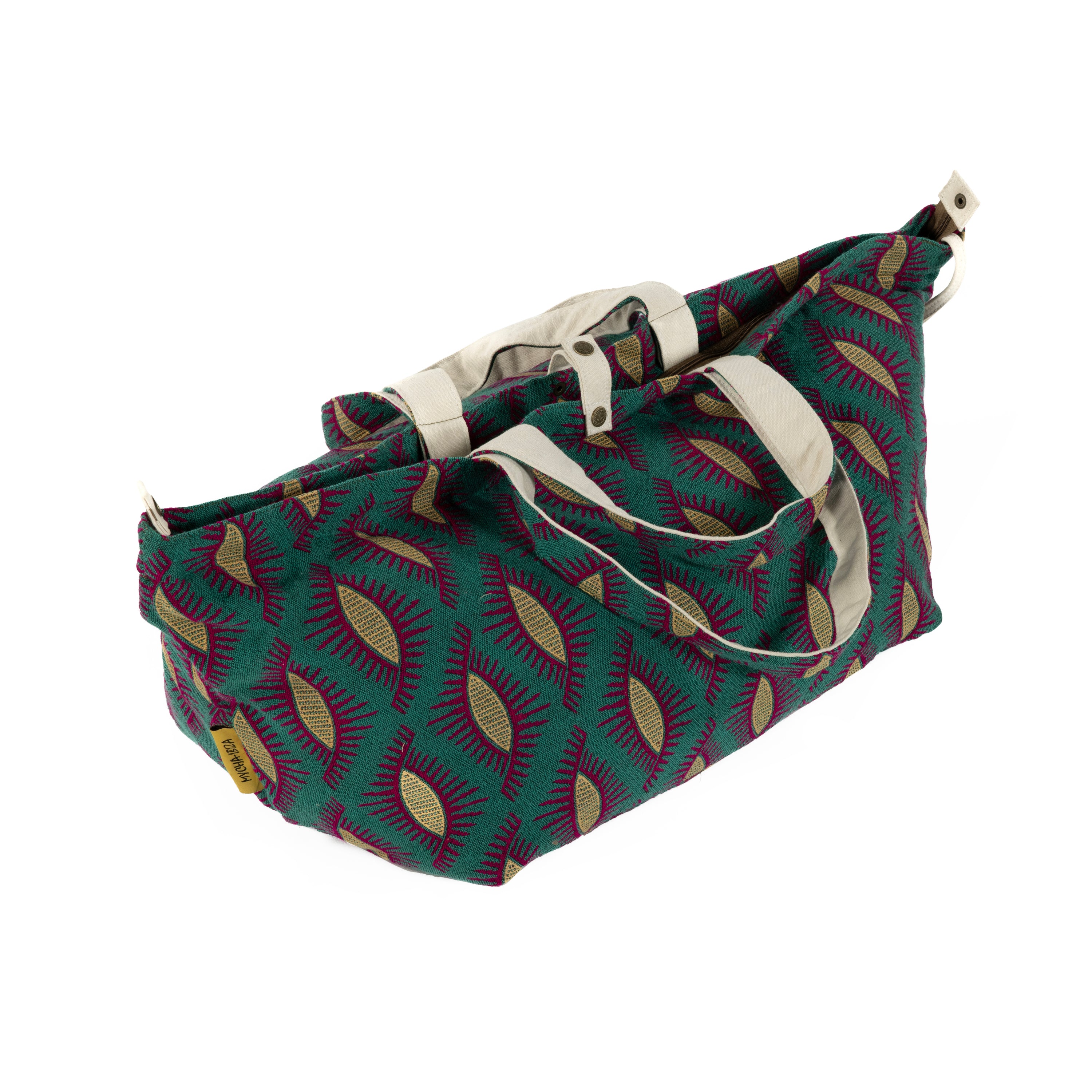 Mycha Ibiza - Strandtas - Groen - Mycxl25002
