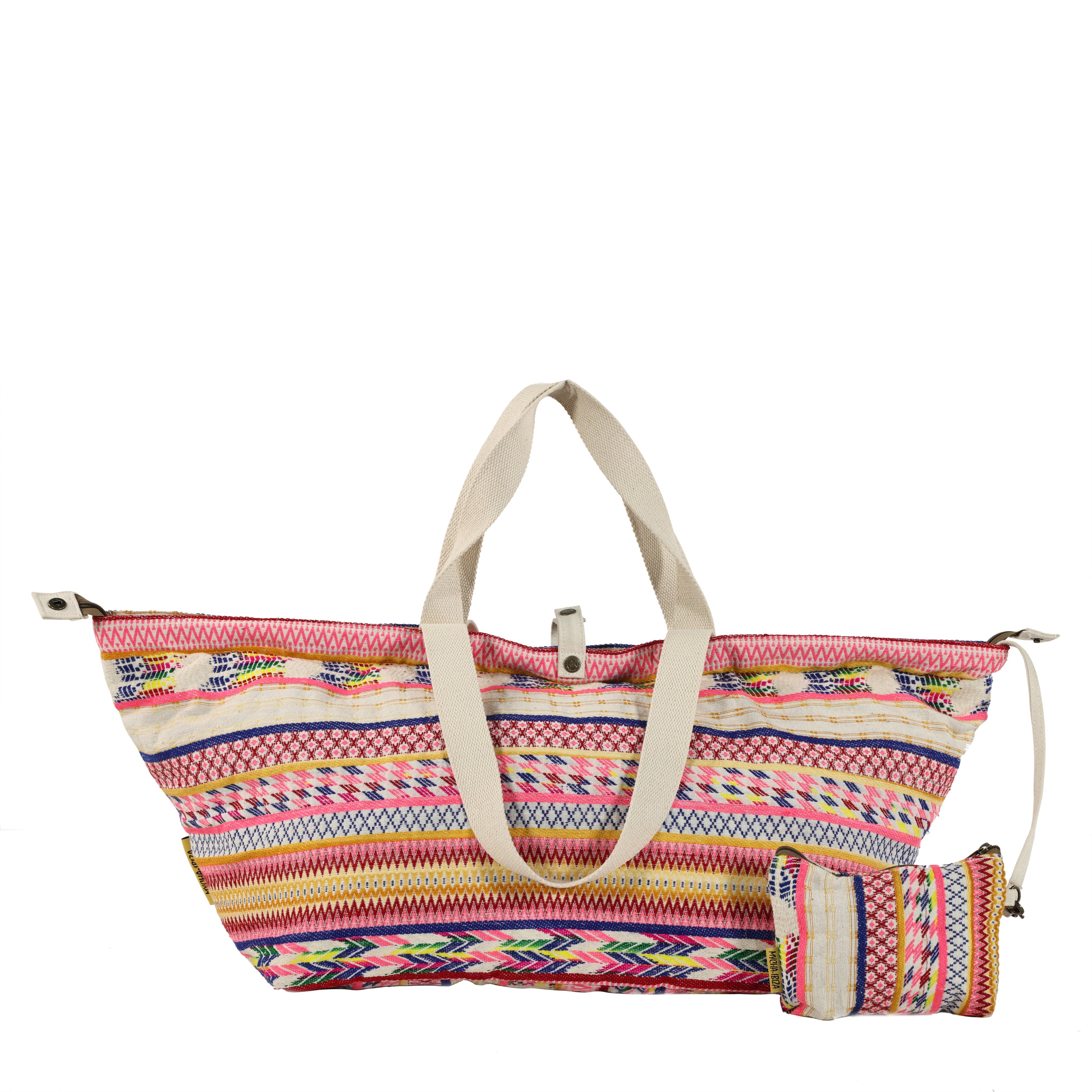 Mycha Ibiza - Strandtas - Roze - Mycxl25003