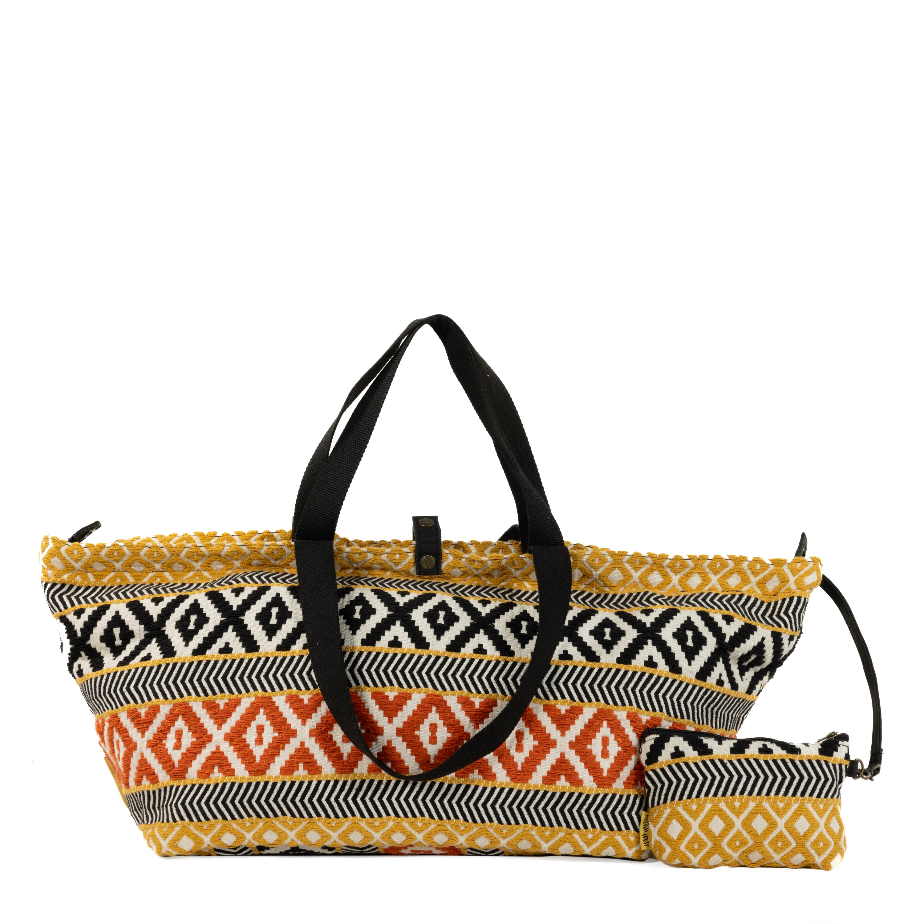 Mycha Ibiza - Strandtas - Geel - Mycxl25005