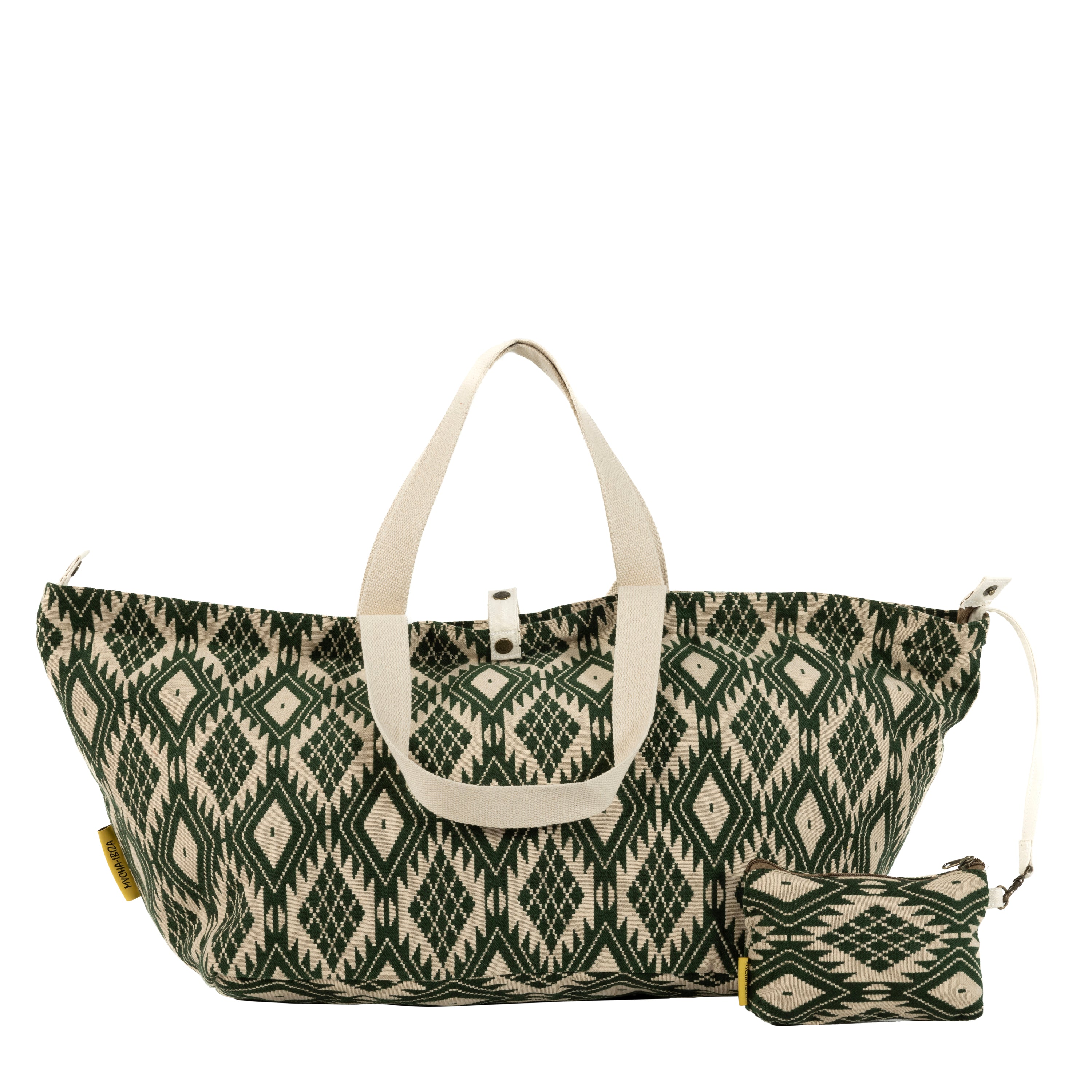 Mycha Ibiza - Strandtas - Groen - Mycxl25006