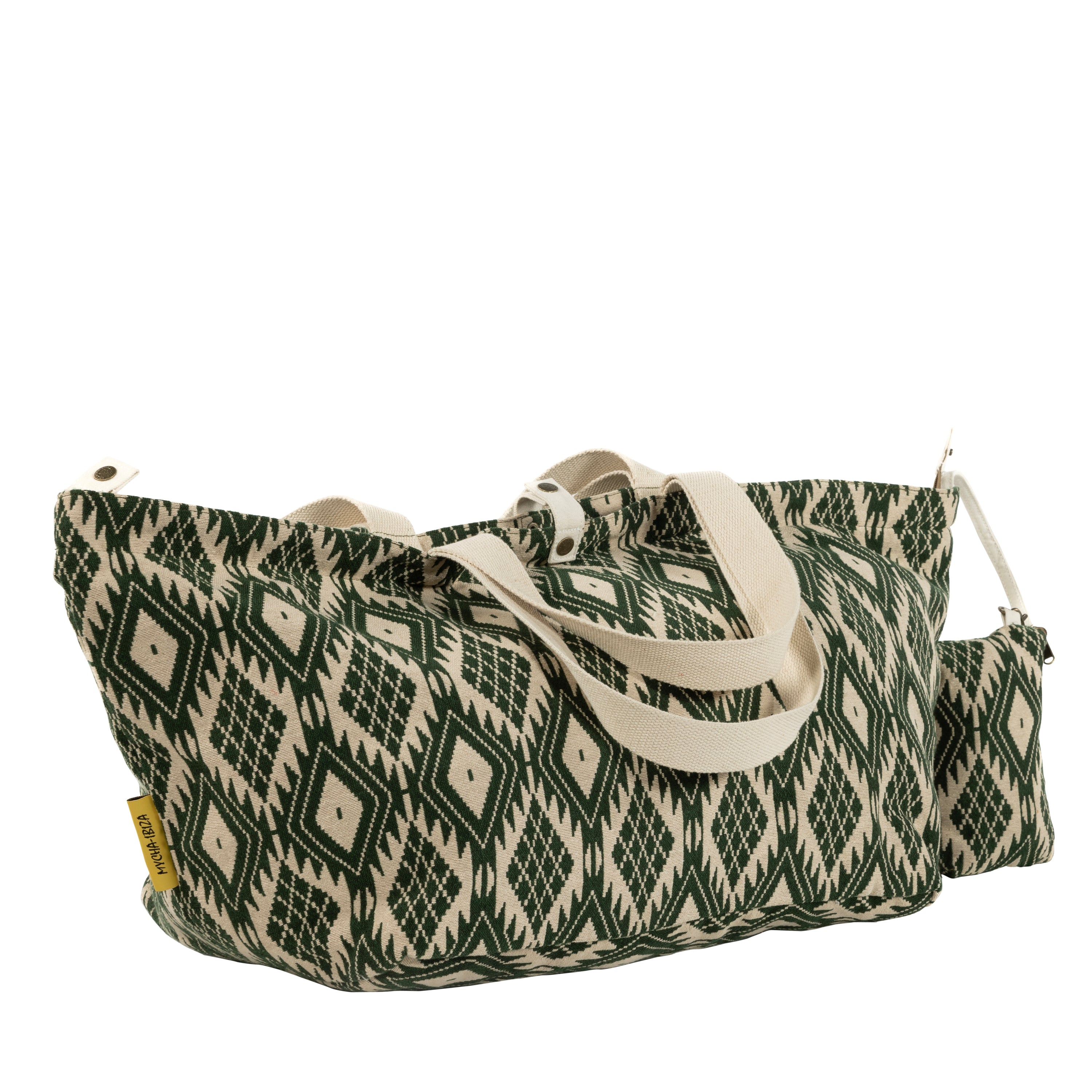 Mycha Ibiza - Strandtas - Groen - Mycxl25006
