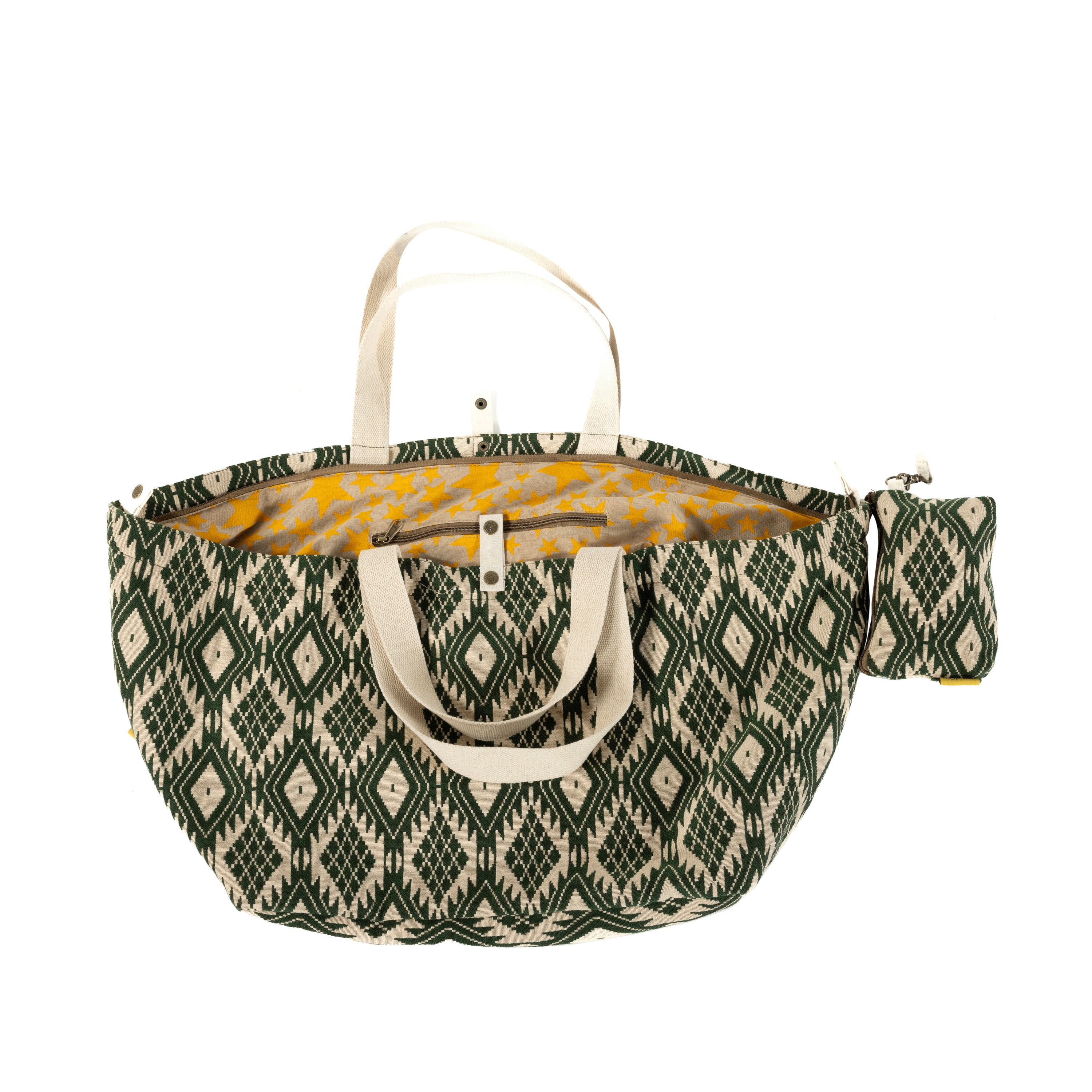Mycha Ibiza - Strandtas - Groen - Mycxl25006