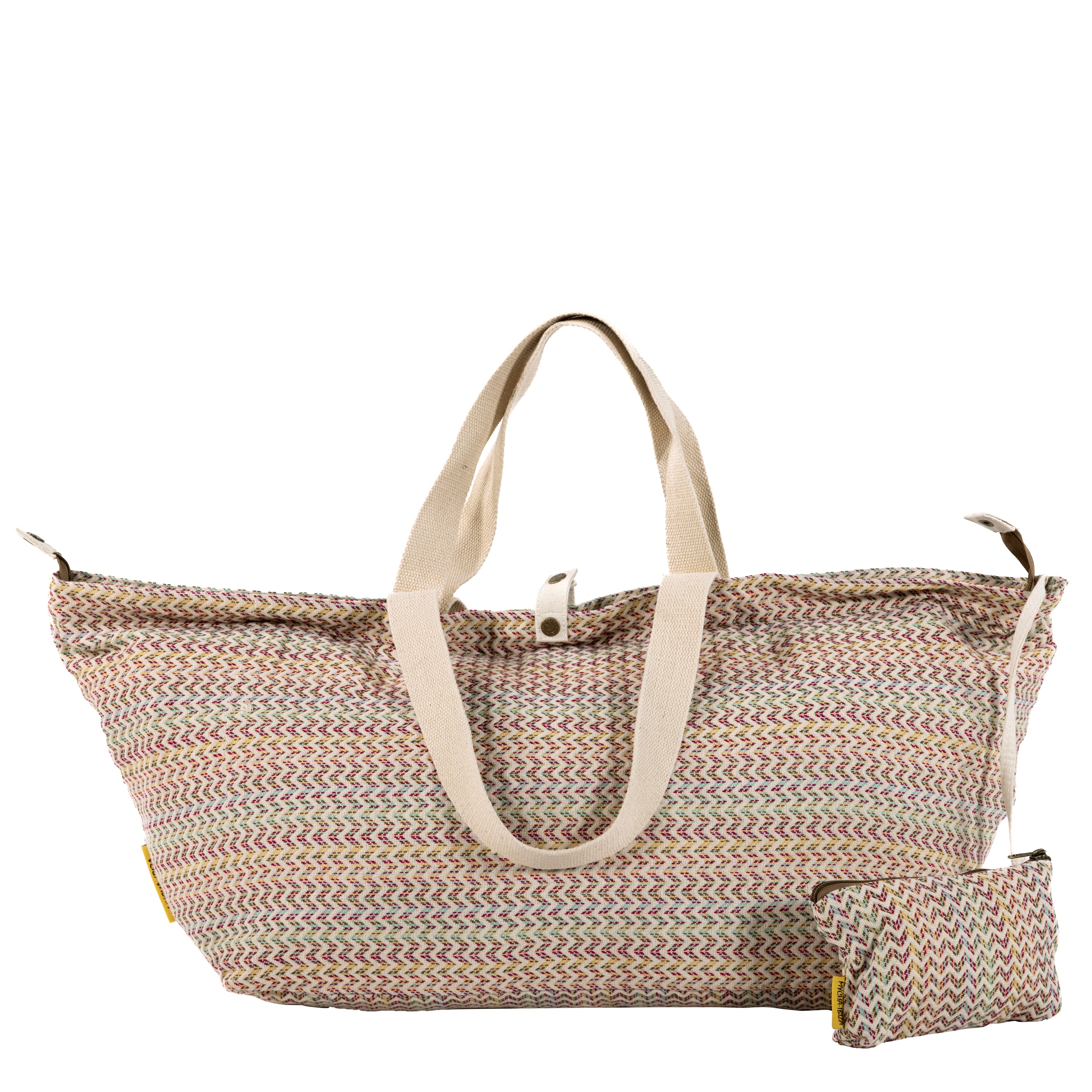 Mycha Ibiza - Strandtas - Rits - Beige - Mycxl25008