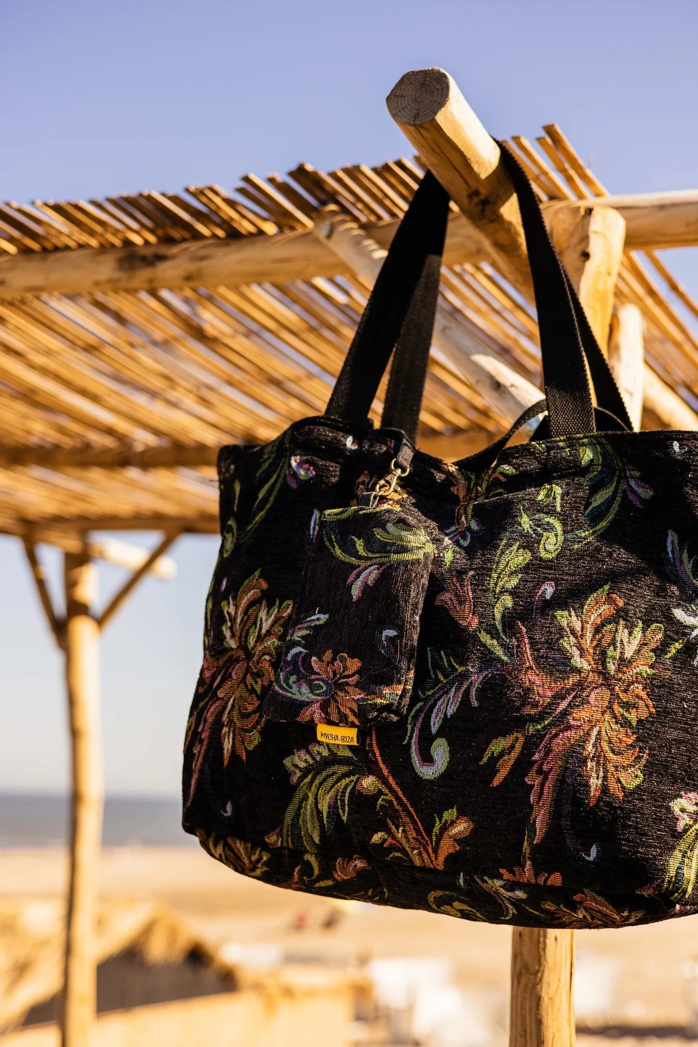 Mycha Ibiza - Strandtas - Zwart - Myc220044