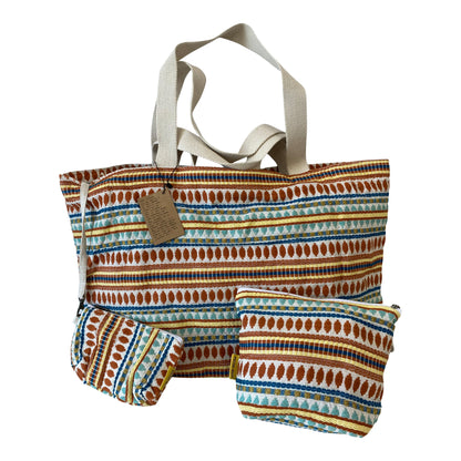 Mycha Ibiza - Strandtas - Bruin - Mycxl24006