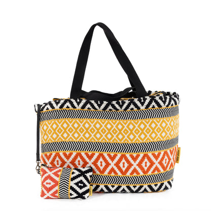 Mycha Ibiza - Strandtas - Geel - Myc26021